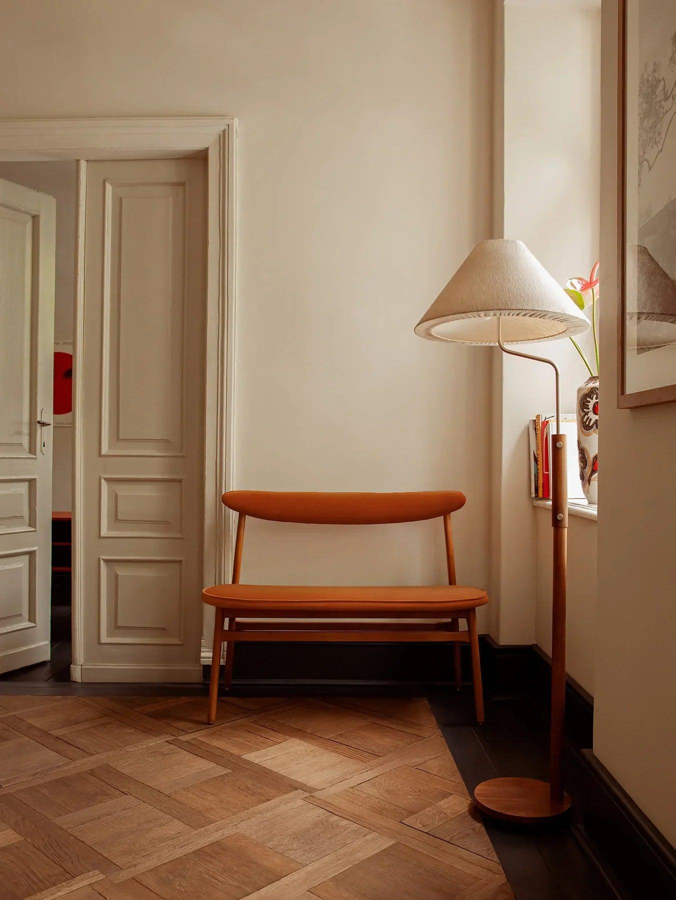 Ławka 200-190 czerwony w tkaninie Boucle Sierra 366 concept Eye on Design