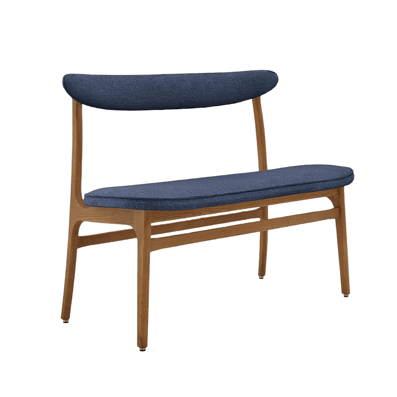 Ławka 200-190 niebieski w tkaninie Boucle Denim 366 concept Eye on Design