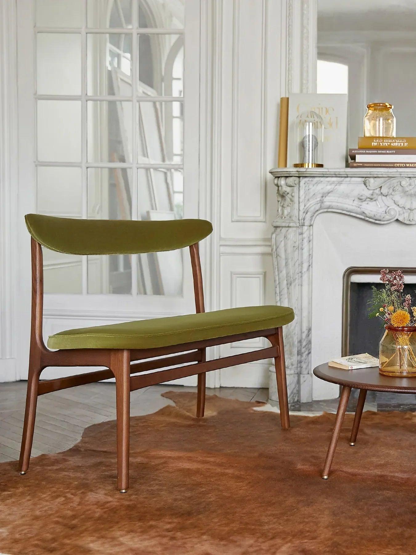 Ławka 200-190 niebieski w tkaninie Boucle Denim 366 concept Eye on Design