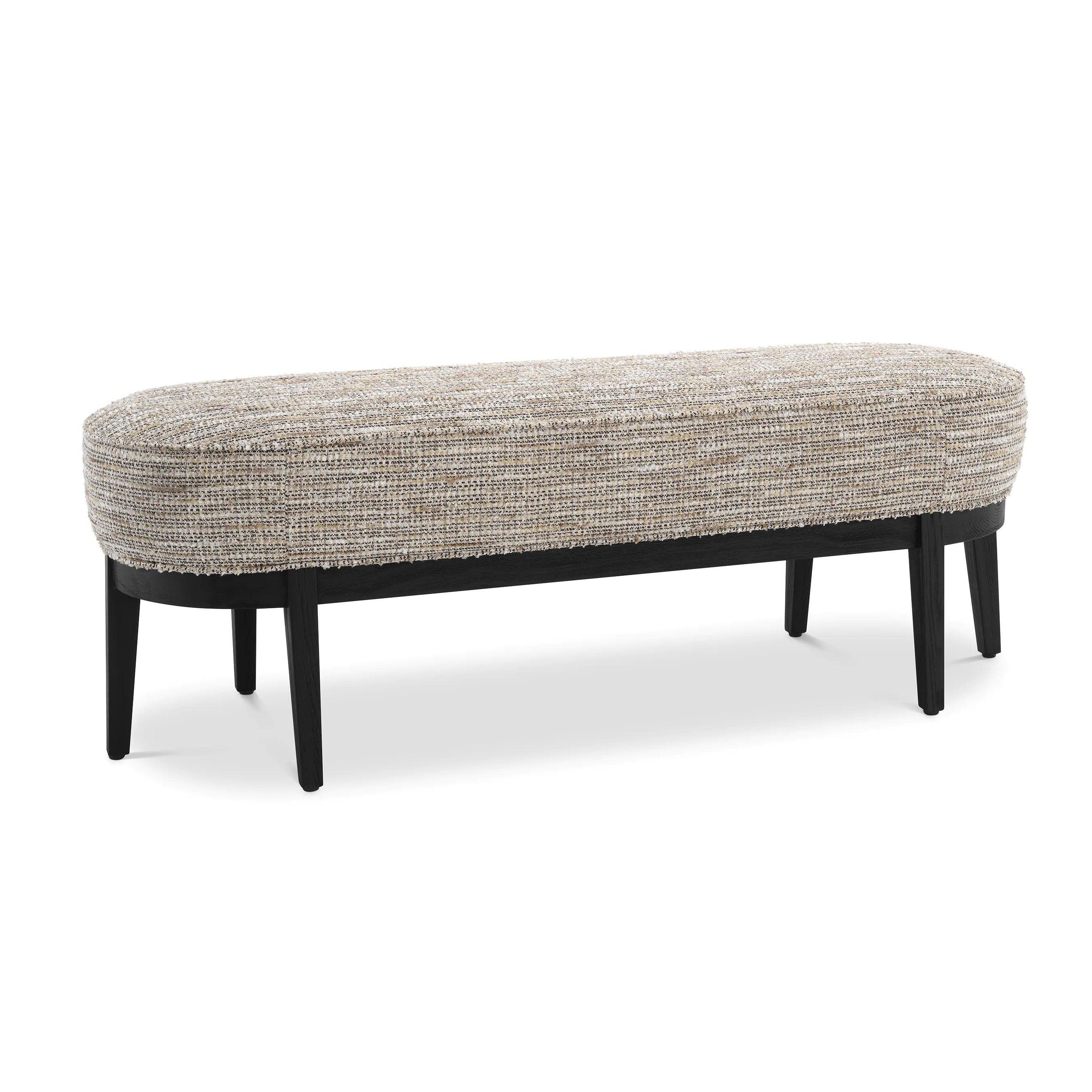 Ławka JARRETT beżowy melanż Eichholtz Eye on Design