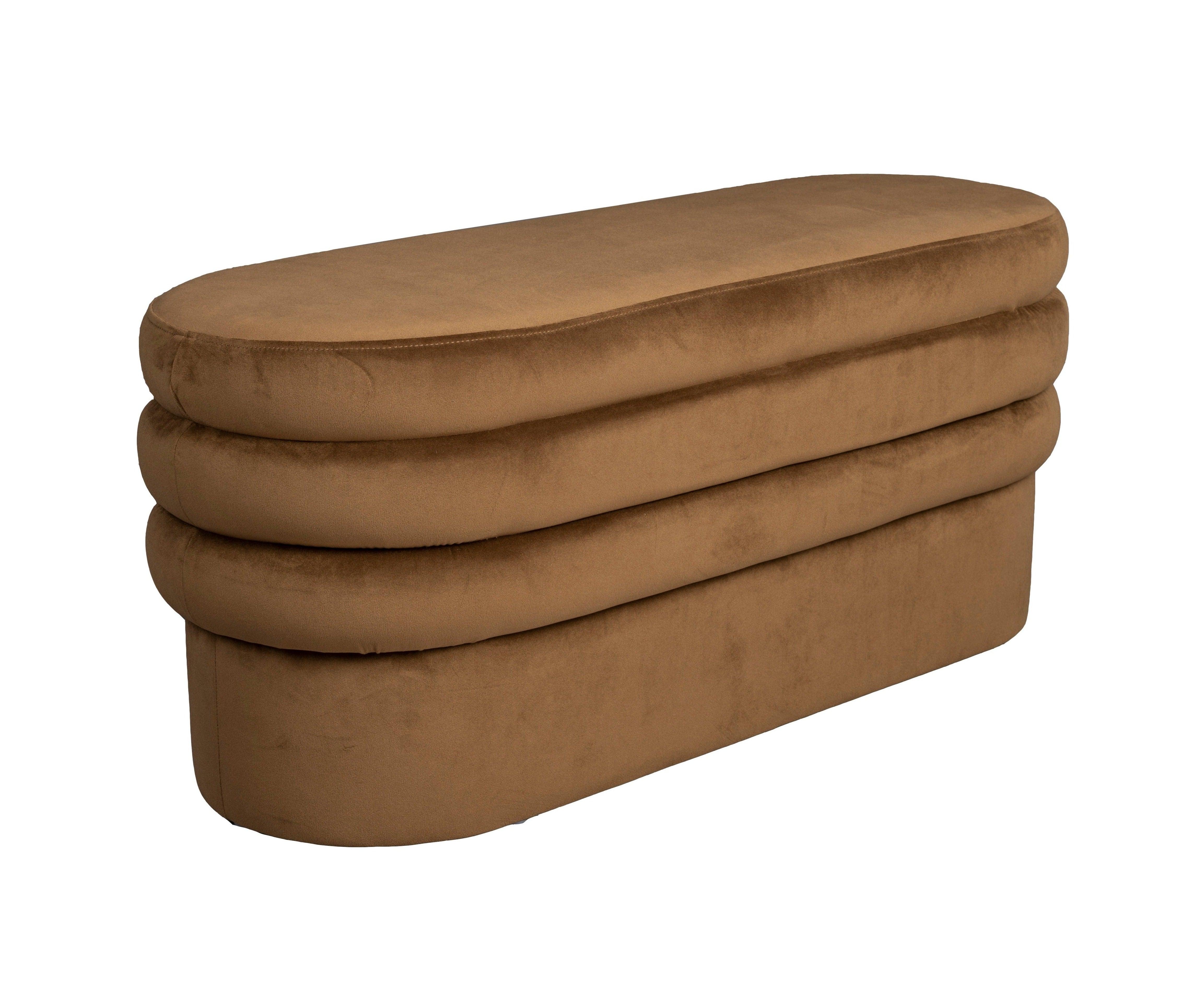 Aditi Bench Brown Dutchbone Eye on Design