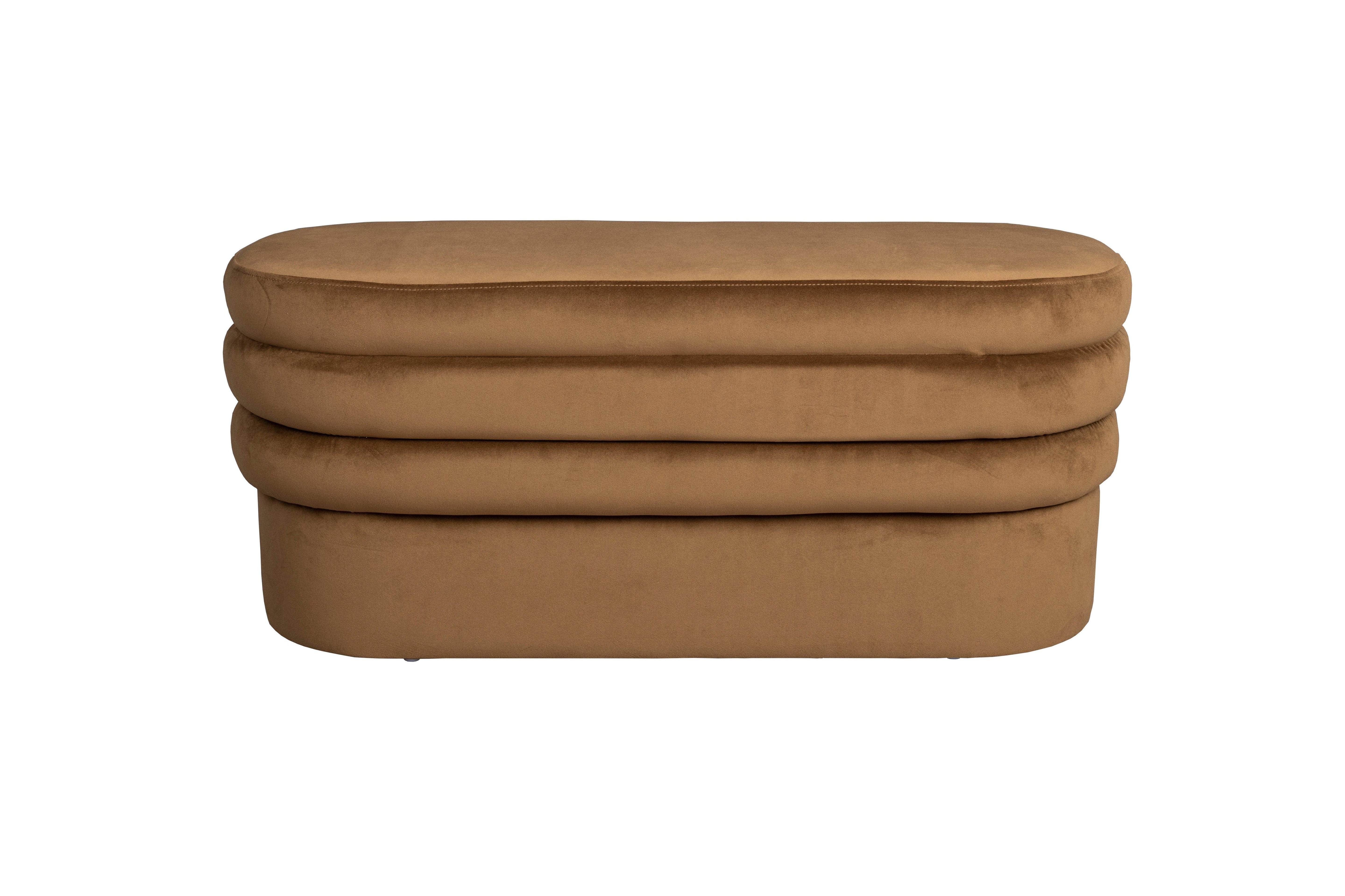 Aditi Bench Brown Dutchbone Eye on Design