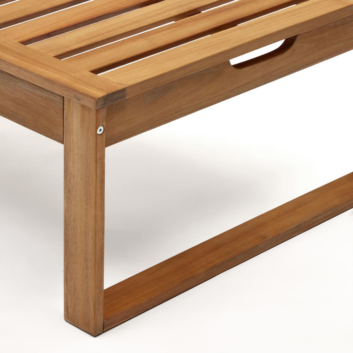 Leżak SULAMITA lite drewno akacjowe – Kave Home