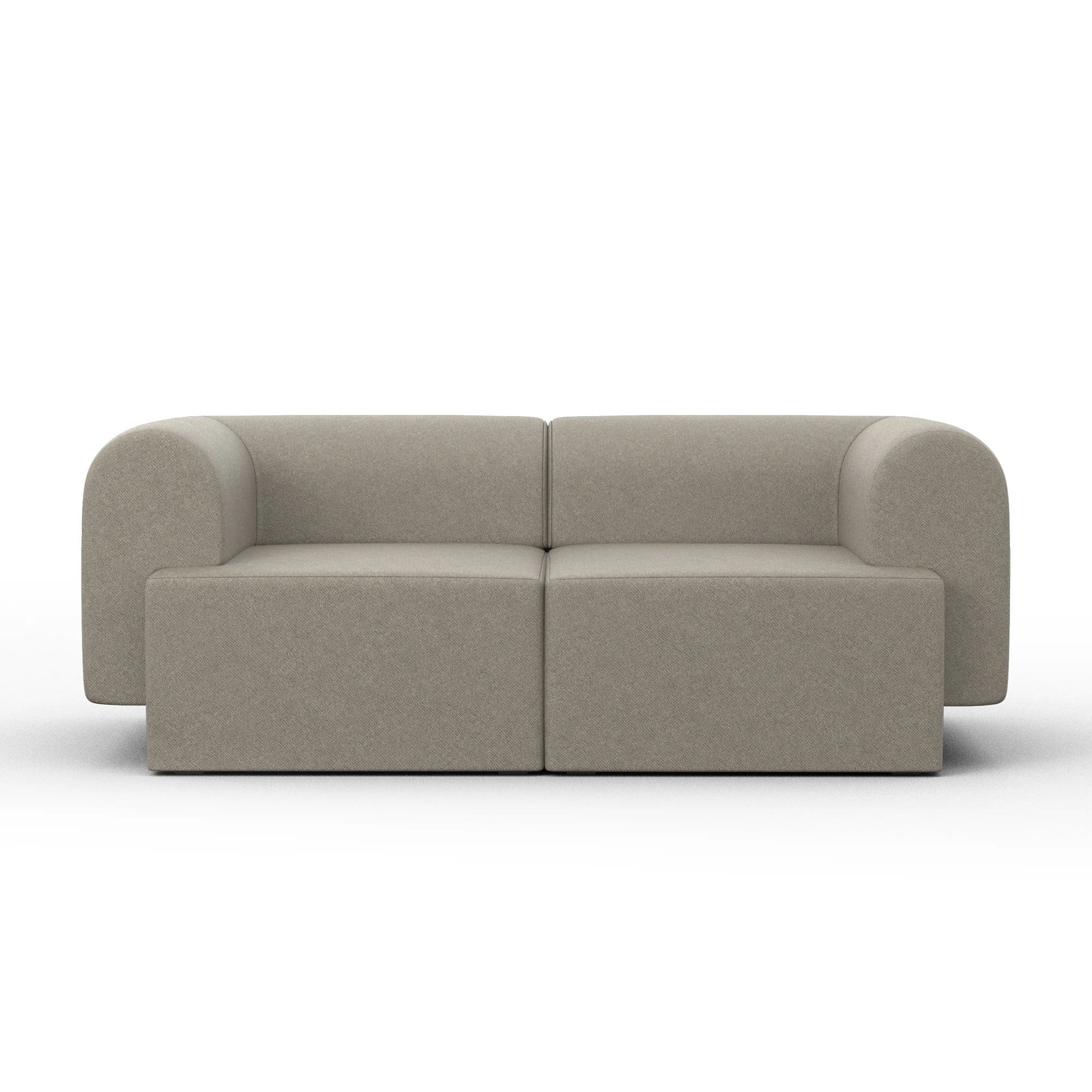 Zweisitzer-Sofa TORI taupe