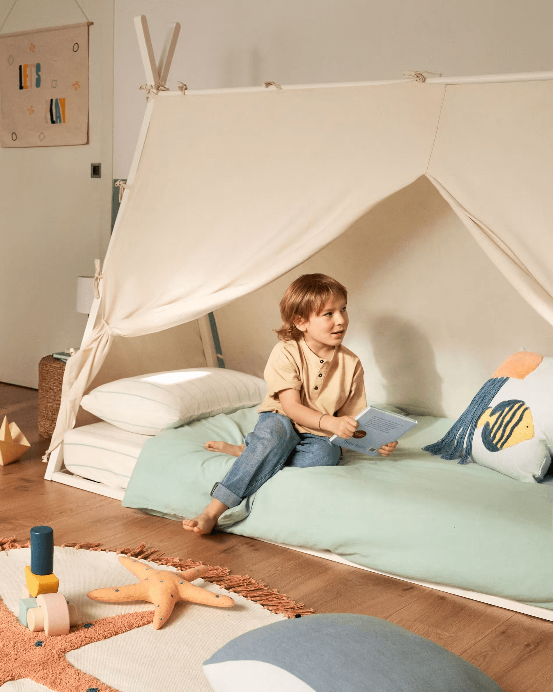 Łóżko dziecięce MARALIS drewno bukowe – Kave Home