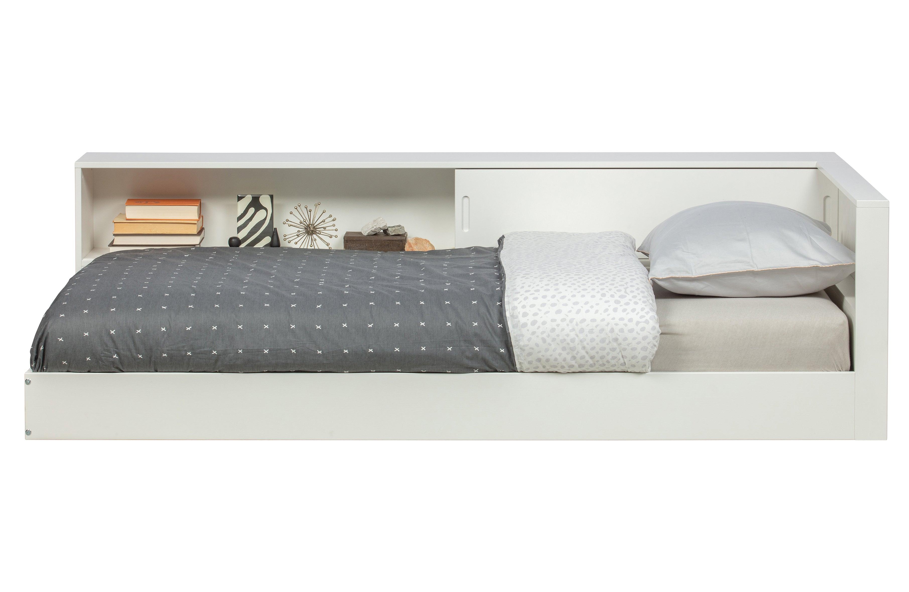 Łóżko narożne CONNECT biały Woood bez listw Eye on Design