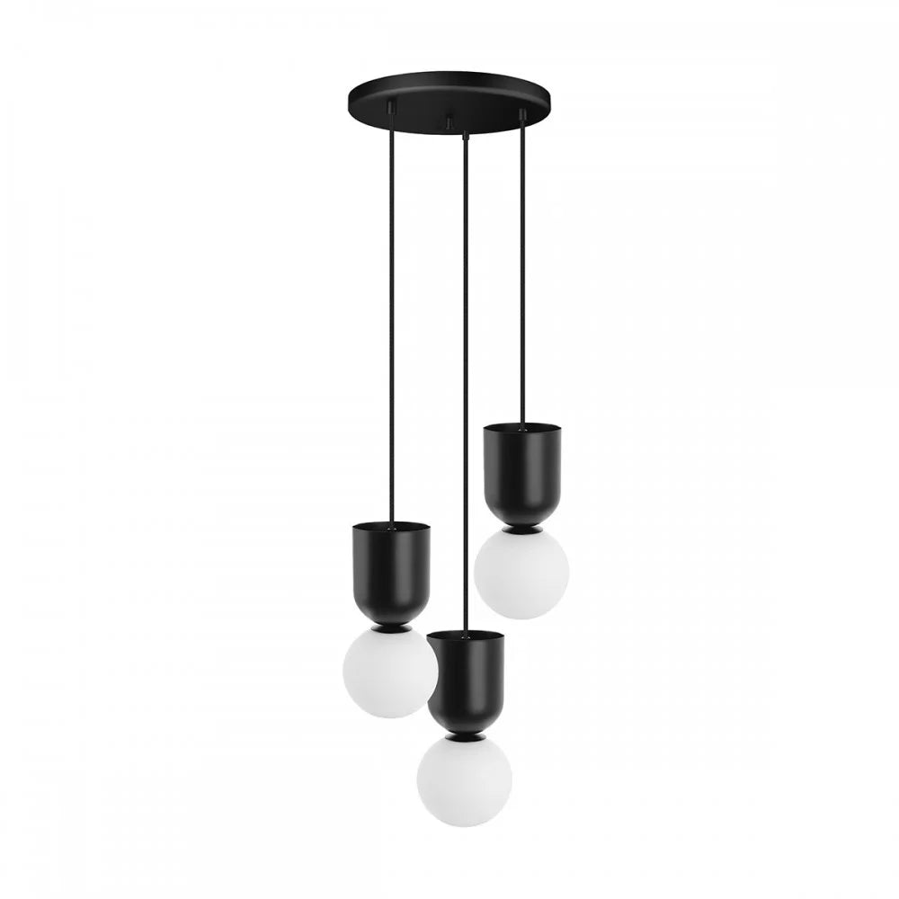 Lampa wisząca LUOTI 3P czarny – Ummo
