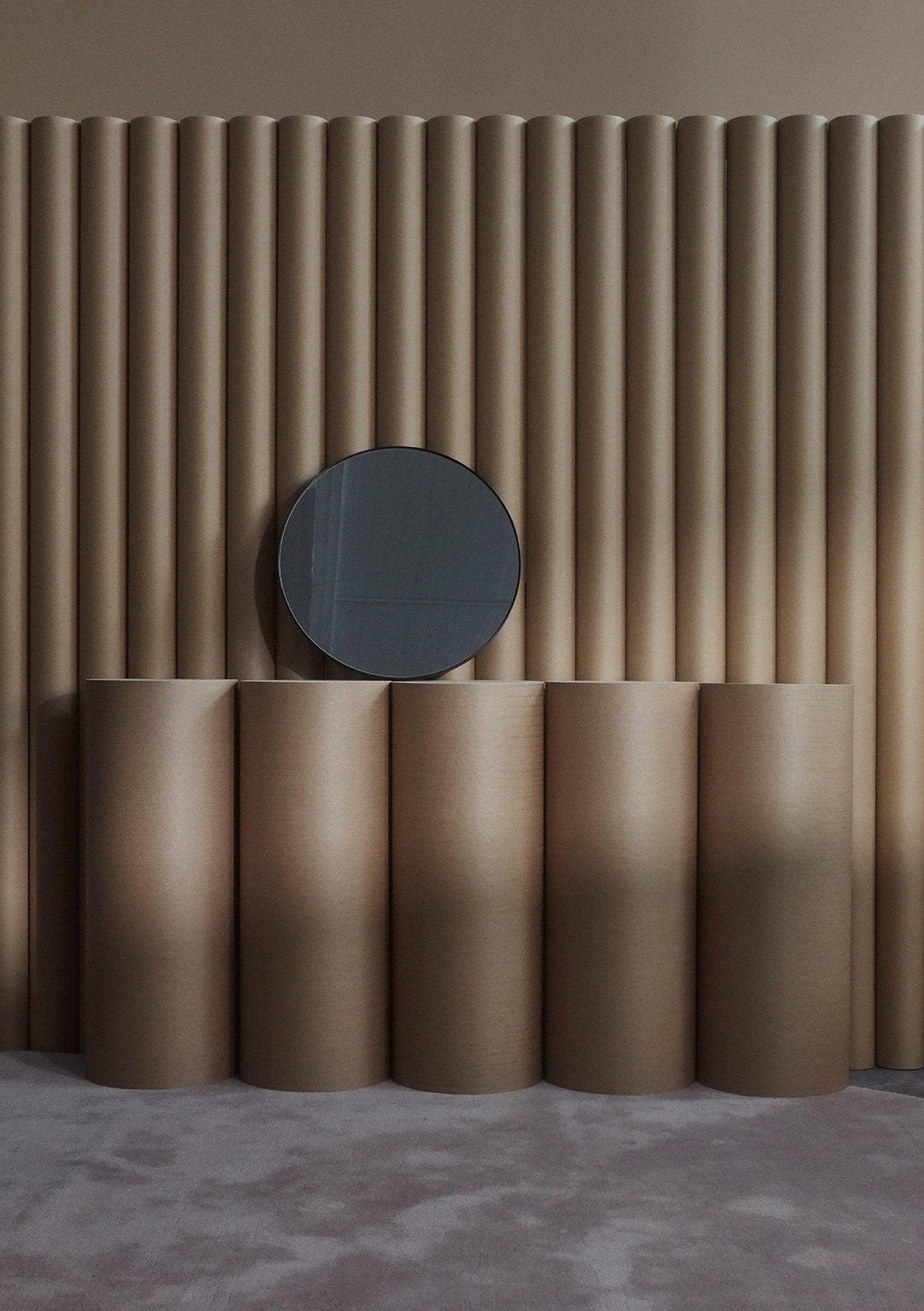 Lustro CIRCUM czarny z przyciemnionym szkłem AYTM Eye on Design