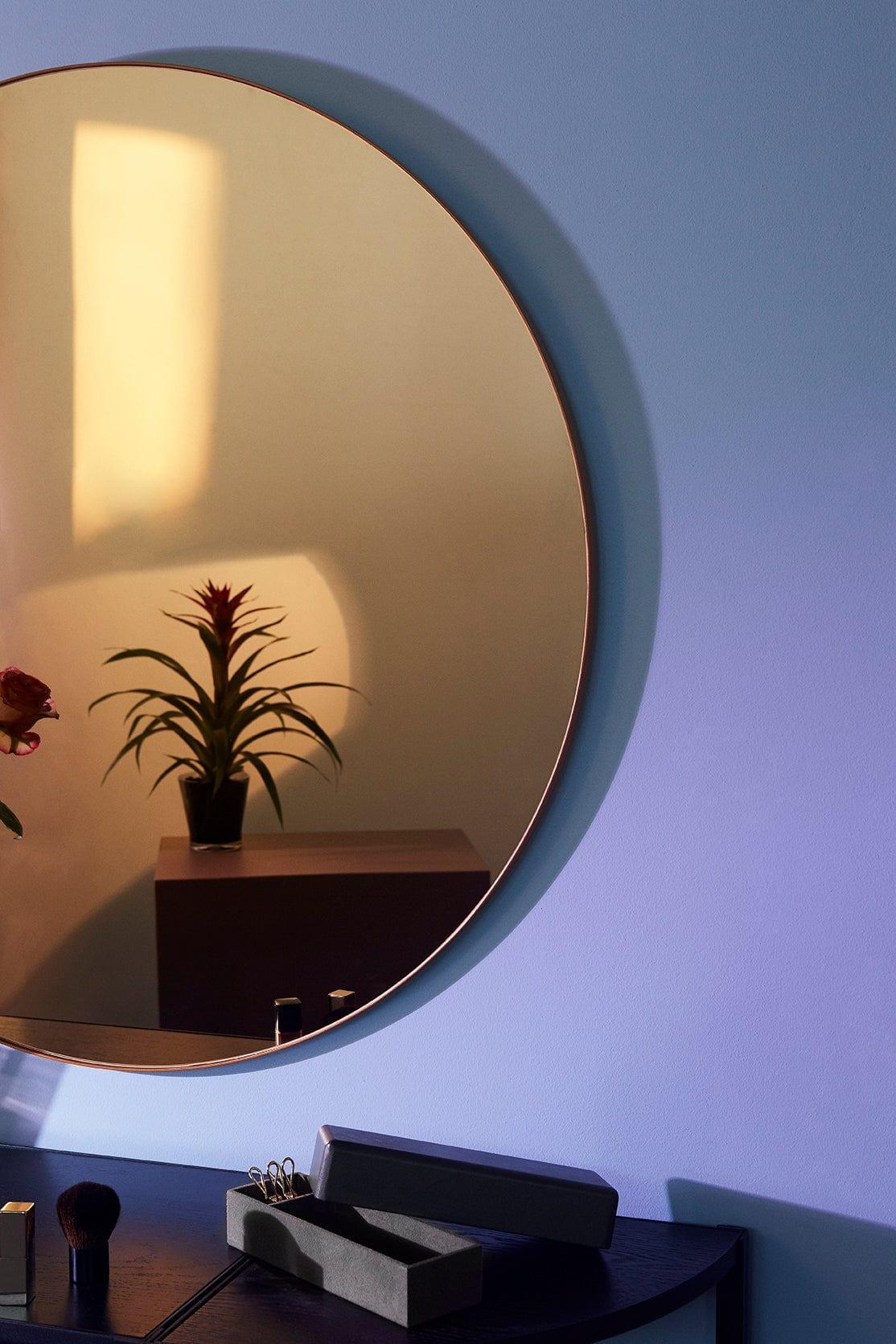Lustro CIRCUM pomarańczowy AYTM Eye on Design