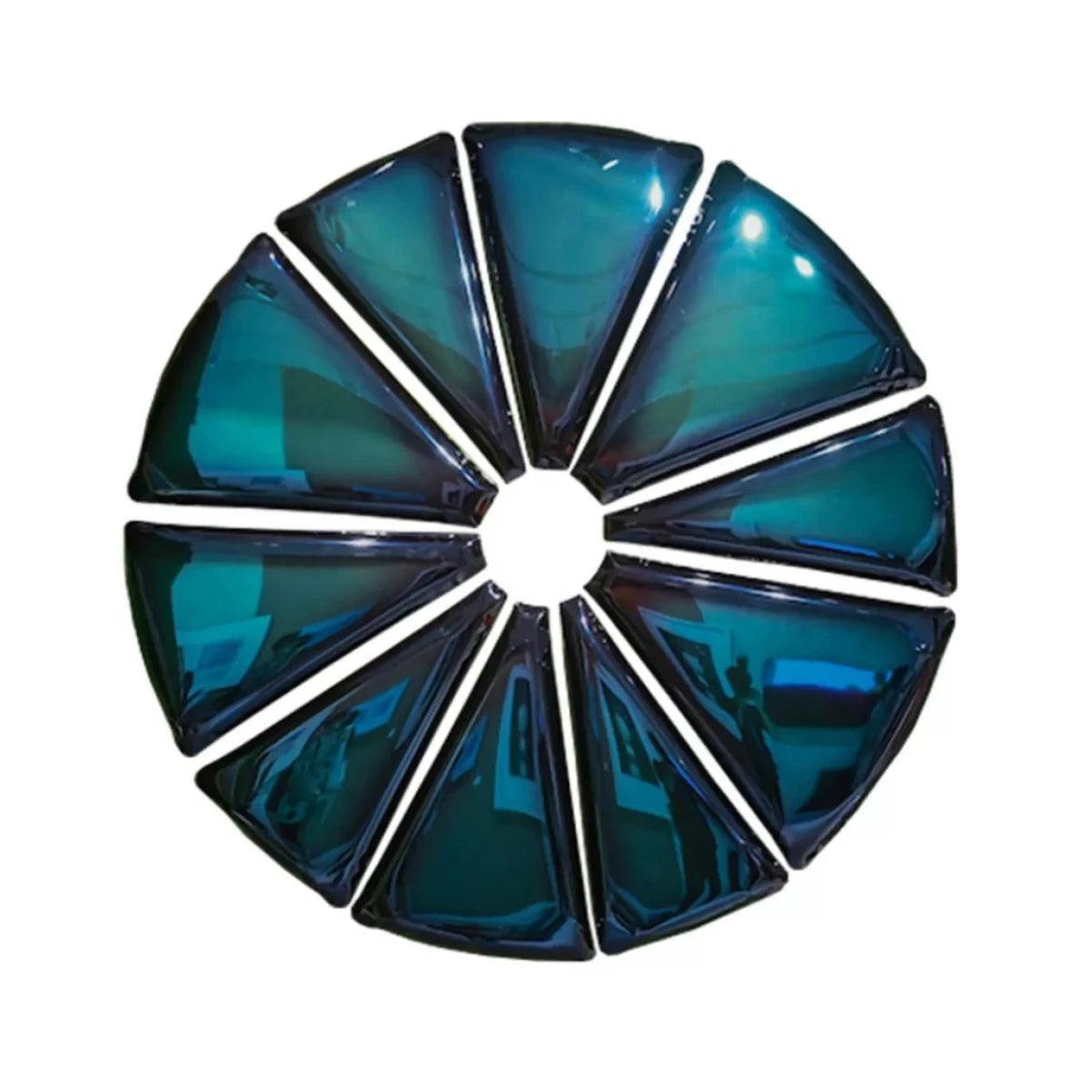 Lustro dekoracyjne NUCLEUS gradient kosmiczny błękit Zieta Studio Eye on Design