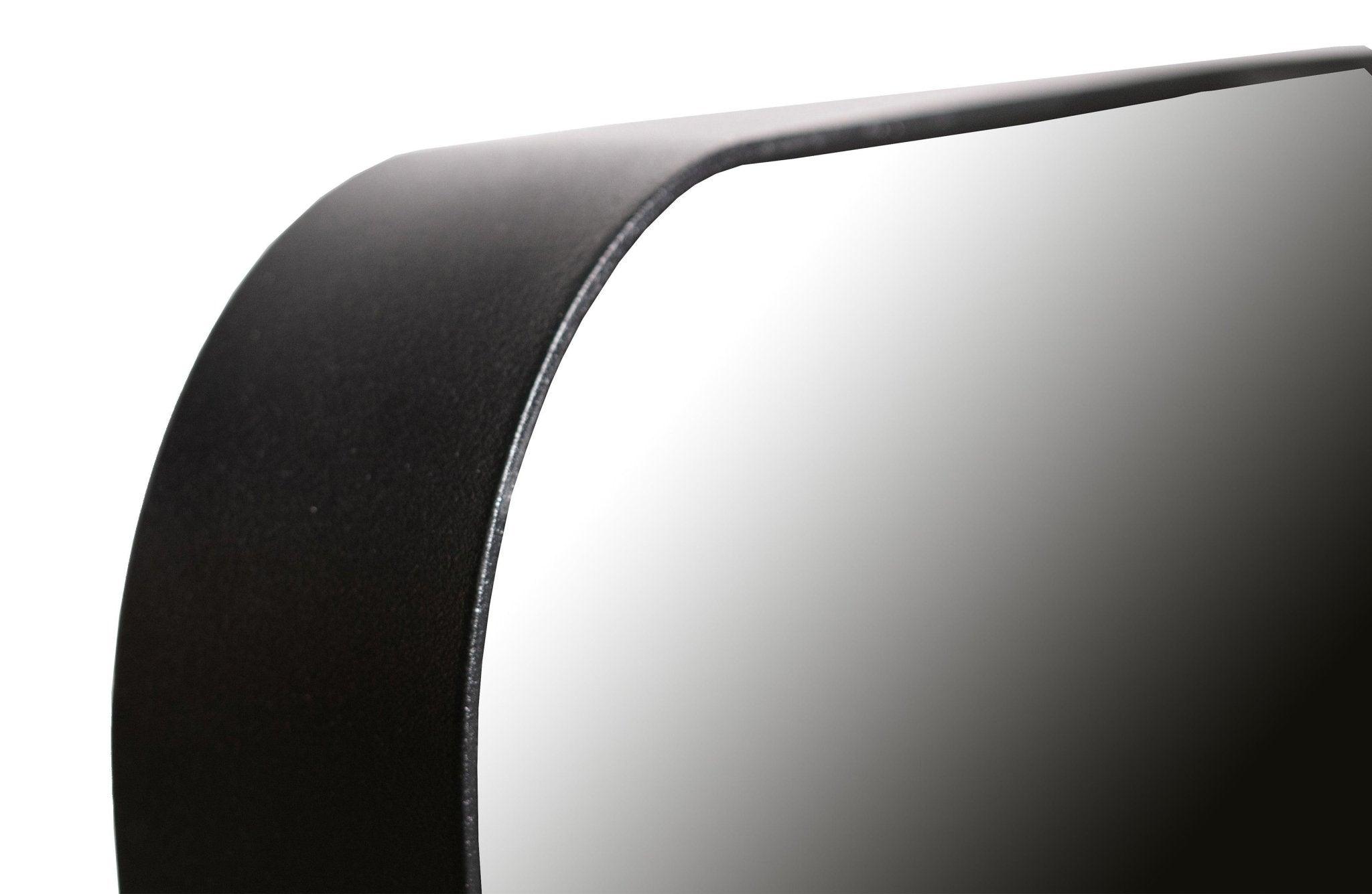 Lustro DOUTZEN czarna rama Woood Eye on Design