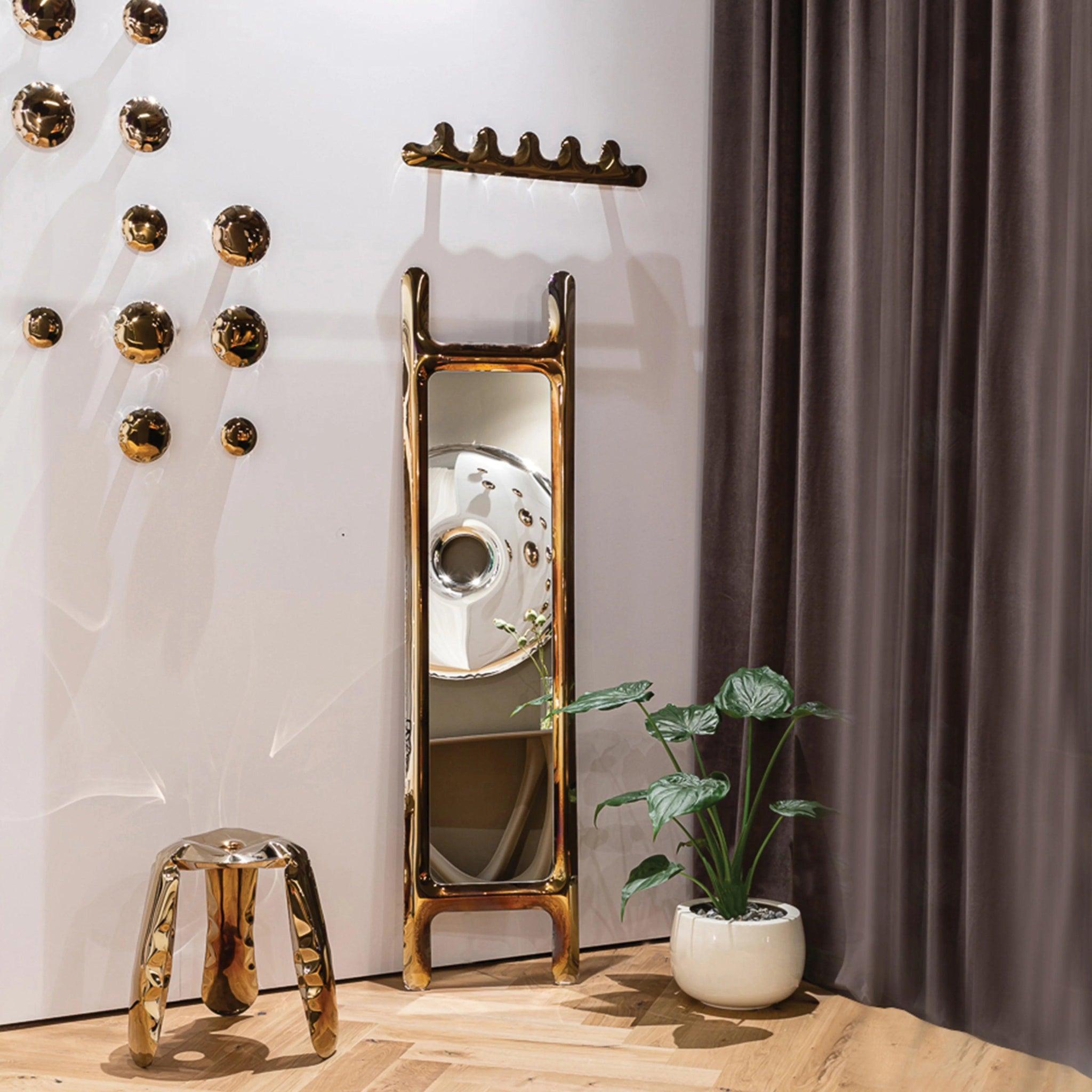 Lustro DRAB heat kosmiczny błękit Zieta Studio Eye on Design