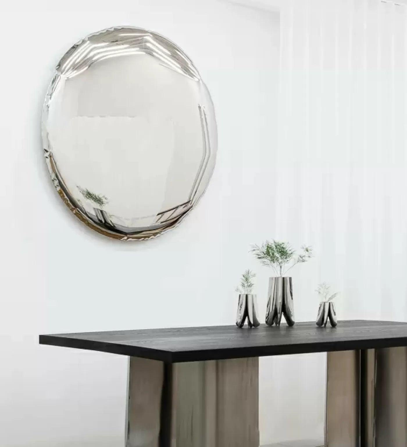 Lustro OKO aurum klasyczne złoto Zieta Studio Eye on Design