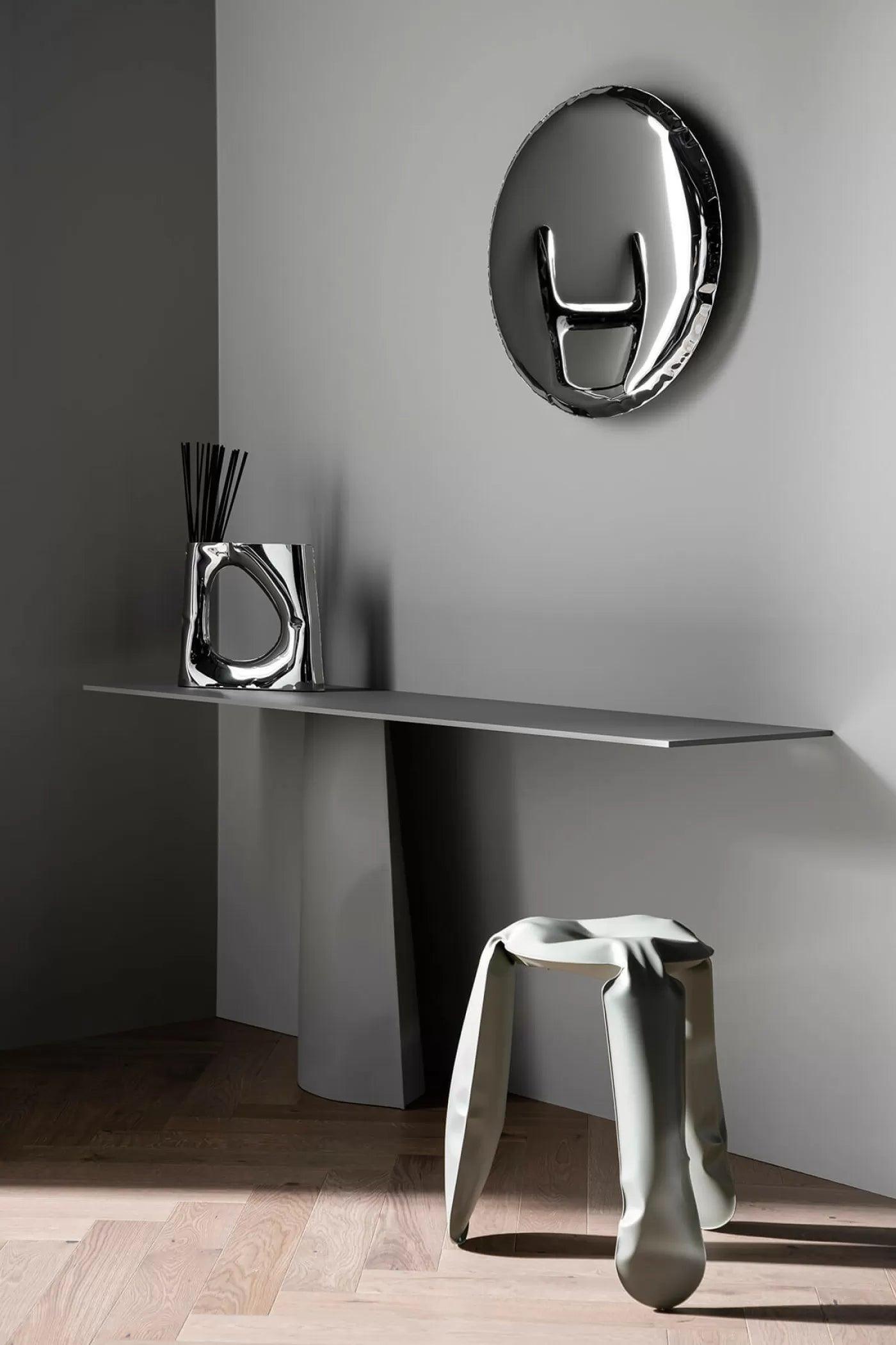 Lustro OKO transitions czerwony rubin Zieta Studio Eye on Design