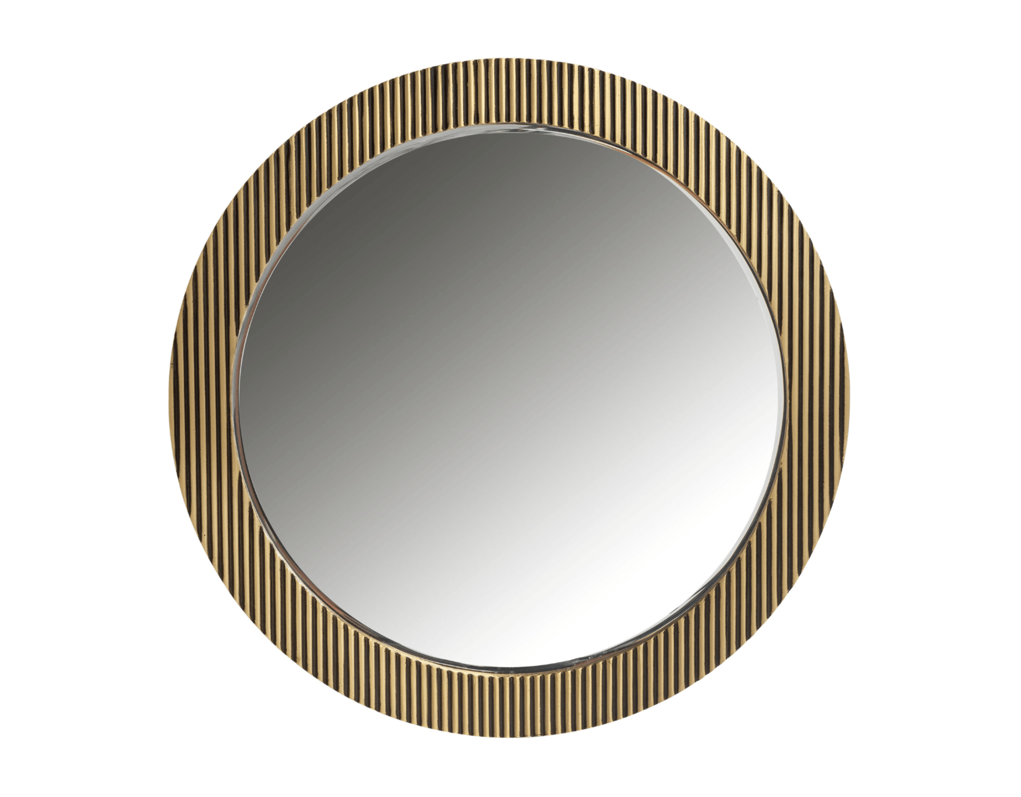 Lustro okrągłe IRONVILLE złoty Richmond Interiors Eye on Design