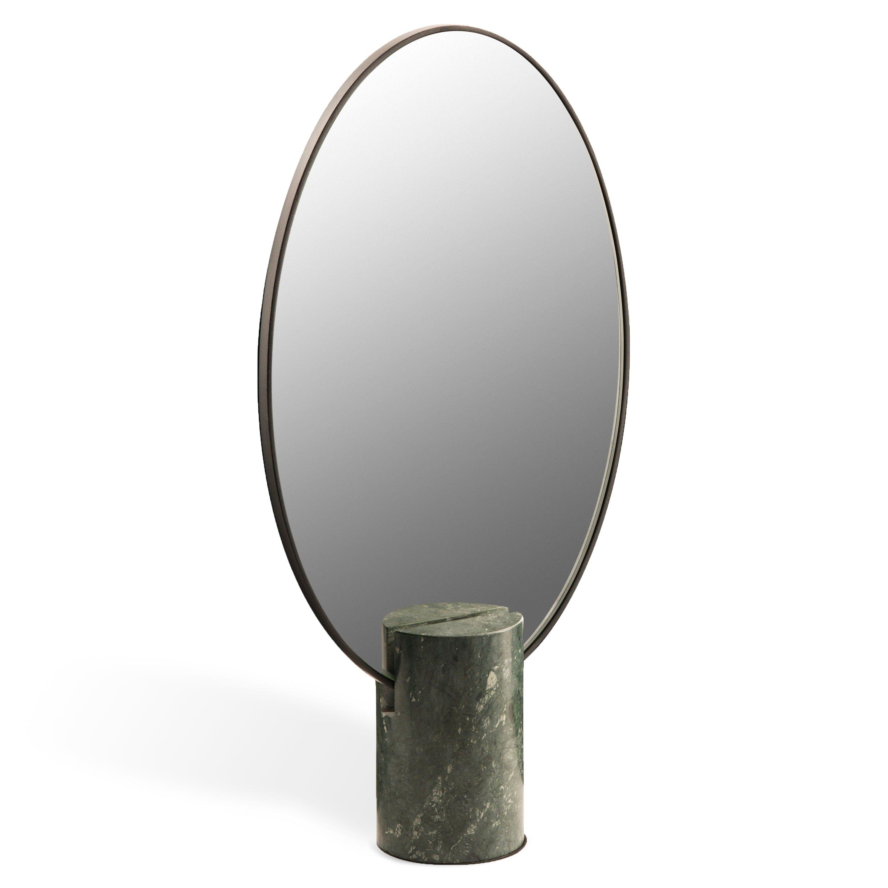 Lustro OVAL zielony marmur Pols Potten Eye on Design