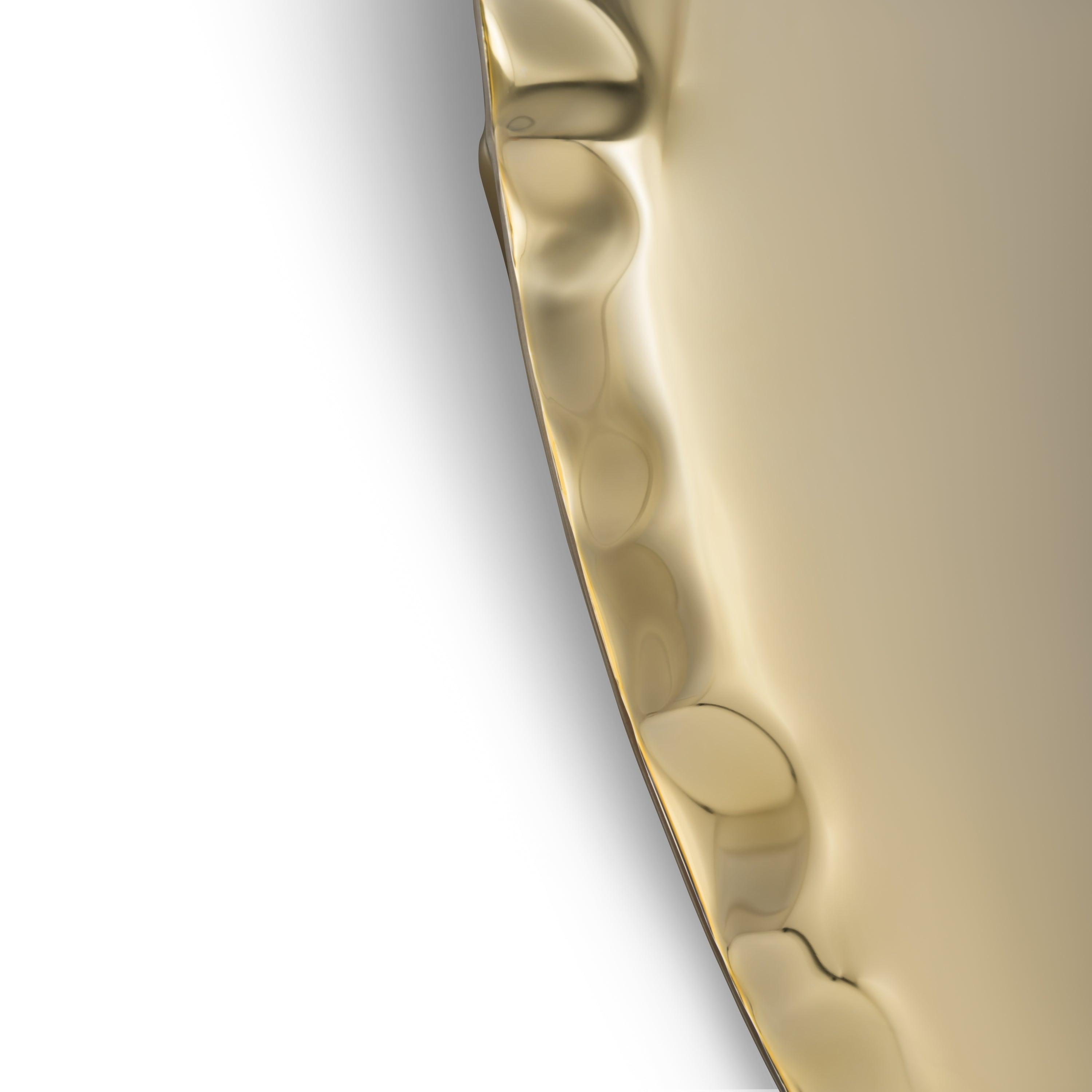Lustro RONDO aurum jasnozłoty Zieta Studio Eye on Design