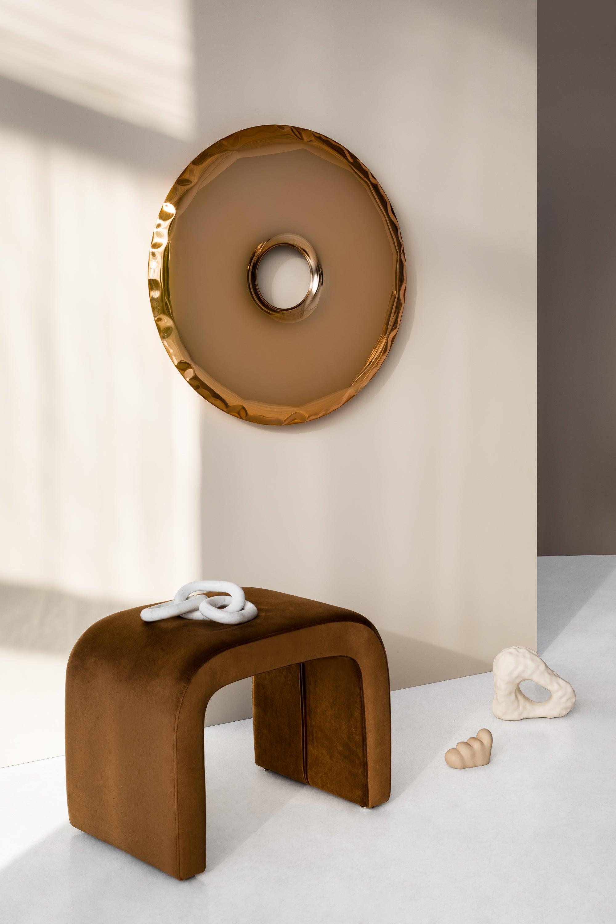 Lustro RONDO aurum różowe złoto Zieta Studio Eye on Design