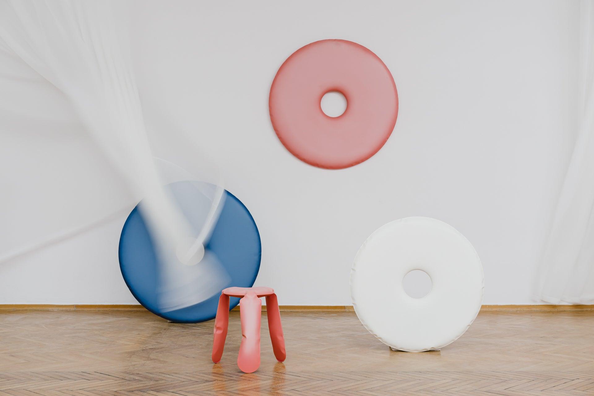 Lustro RONDO cotton candy niebieski mat Zieta Studio Eye on Design