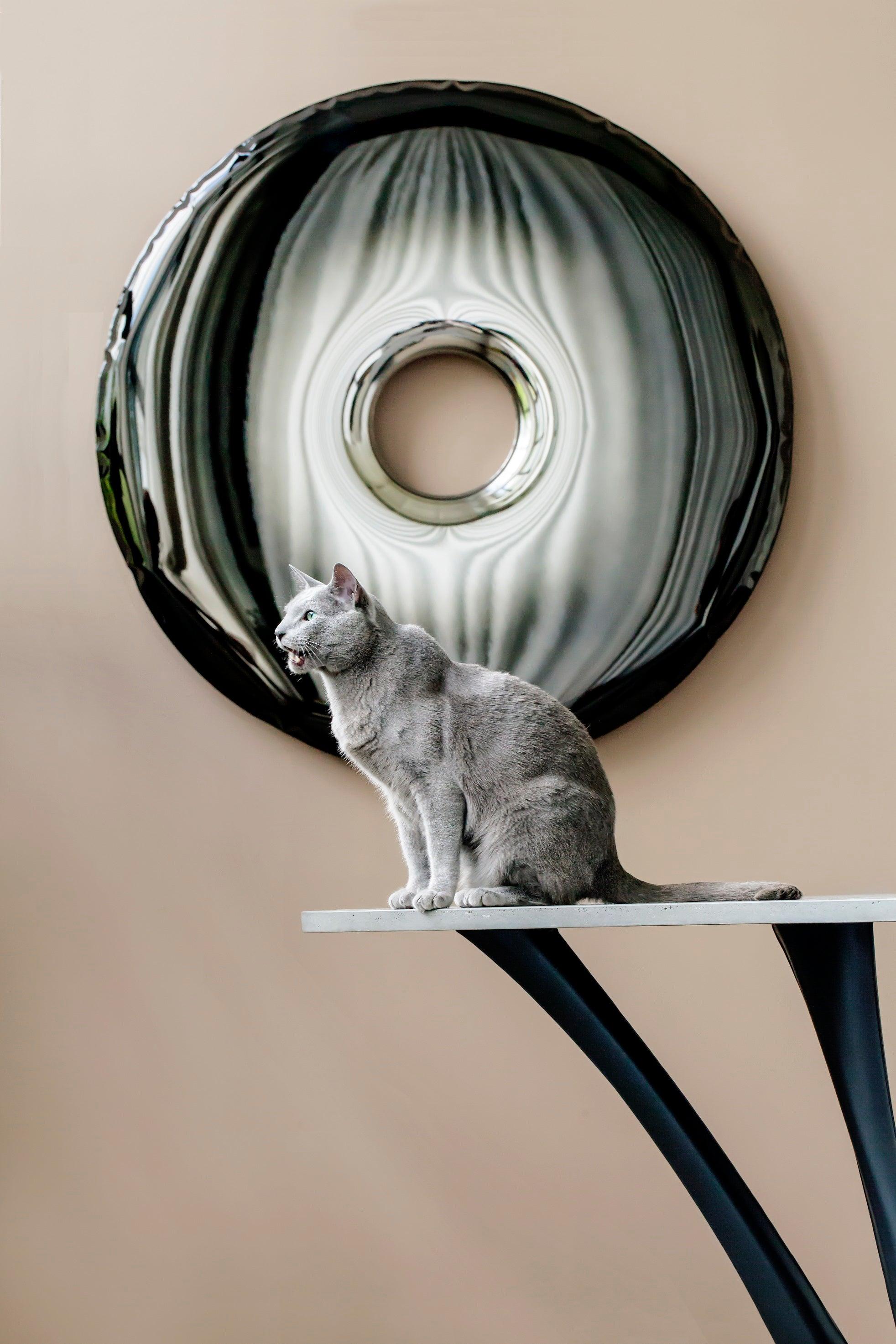 Lustro RONDO transitions ciemna materia Zieta Studio Eye on Design