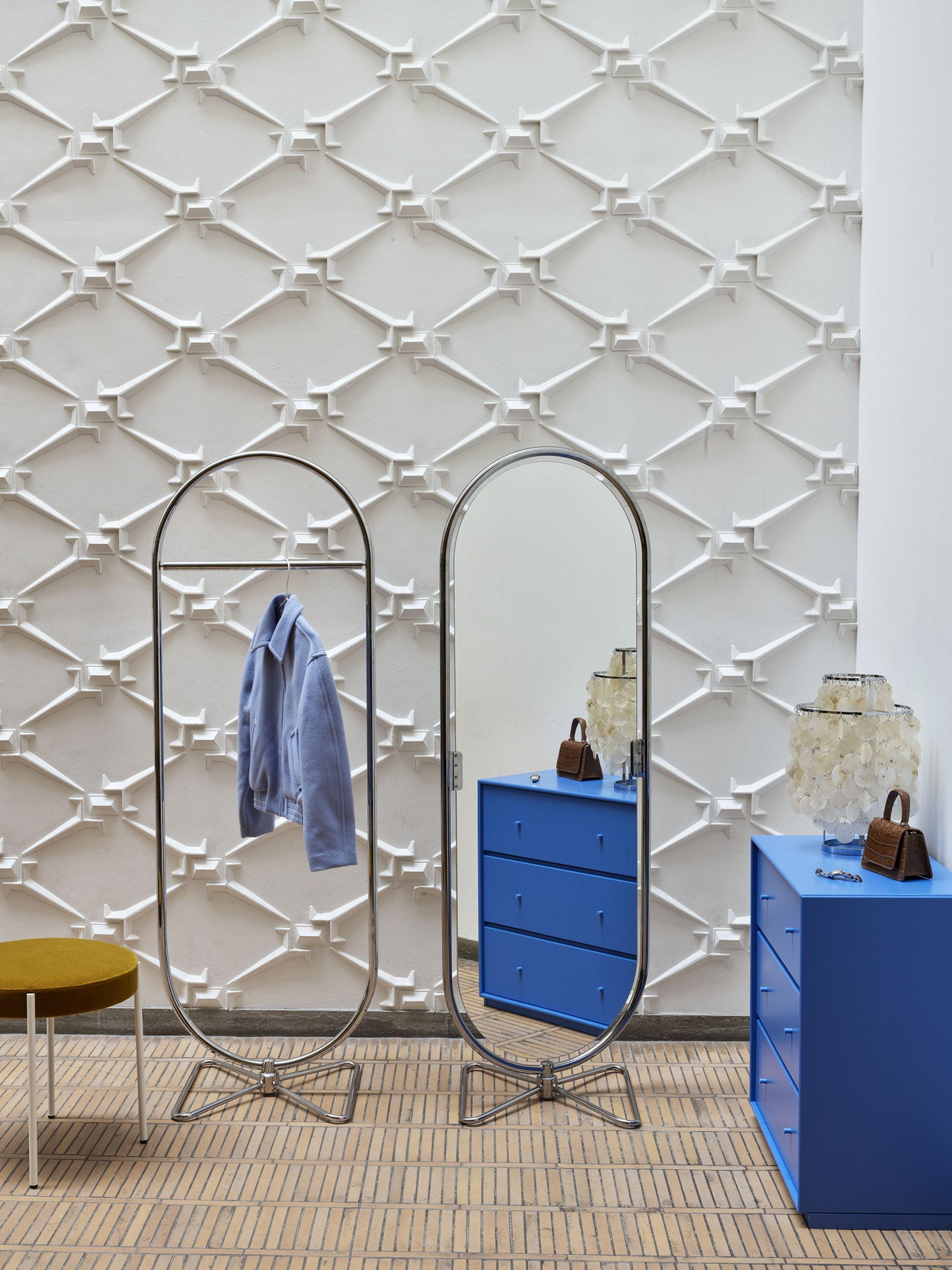 Lustro SYSTEM 1-2-3 srebrny Verpan Eye on Design