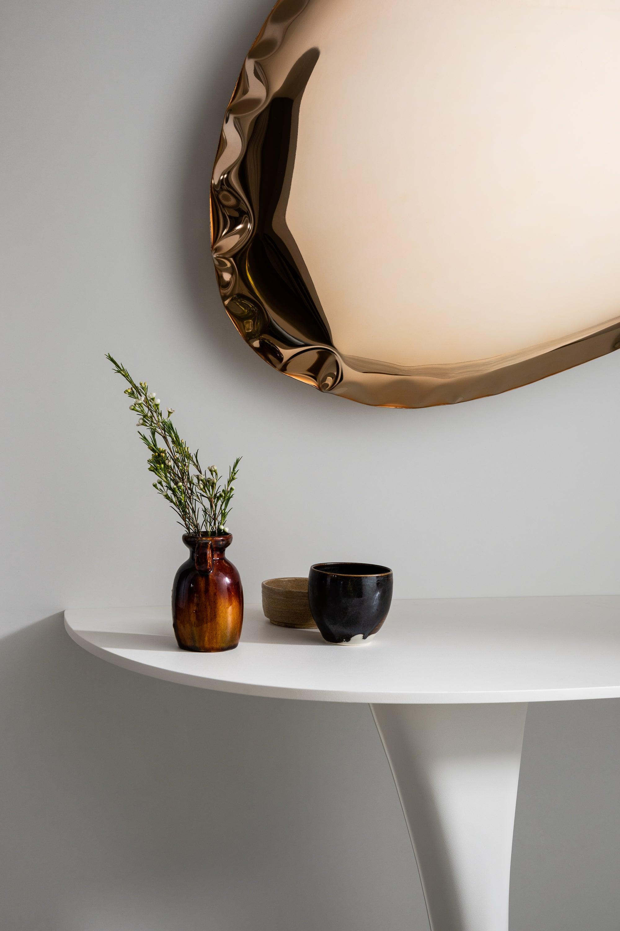 Lustro TAFLA O aurum złoty Zieta Studio Eye on Design