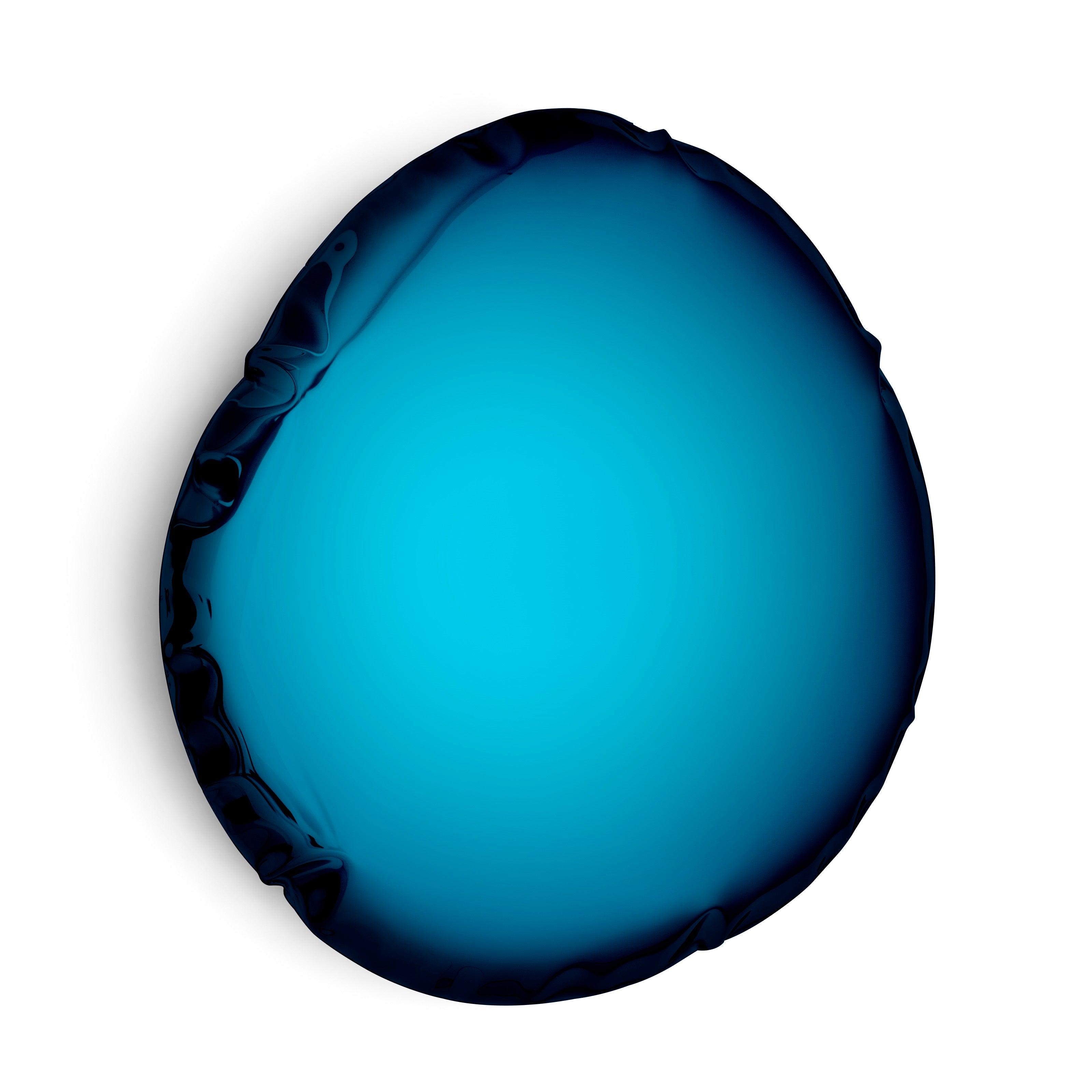 Lustro TAFLA O gradient kosmiczny błękit Zieta Studio O6 Eye on Design