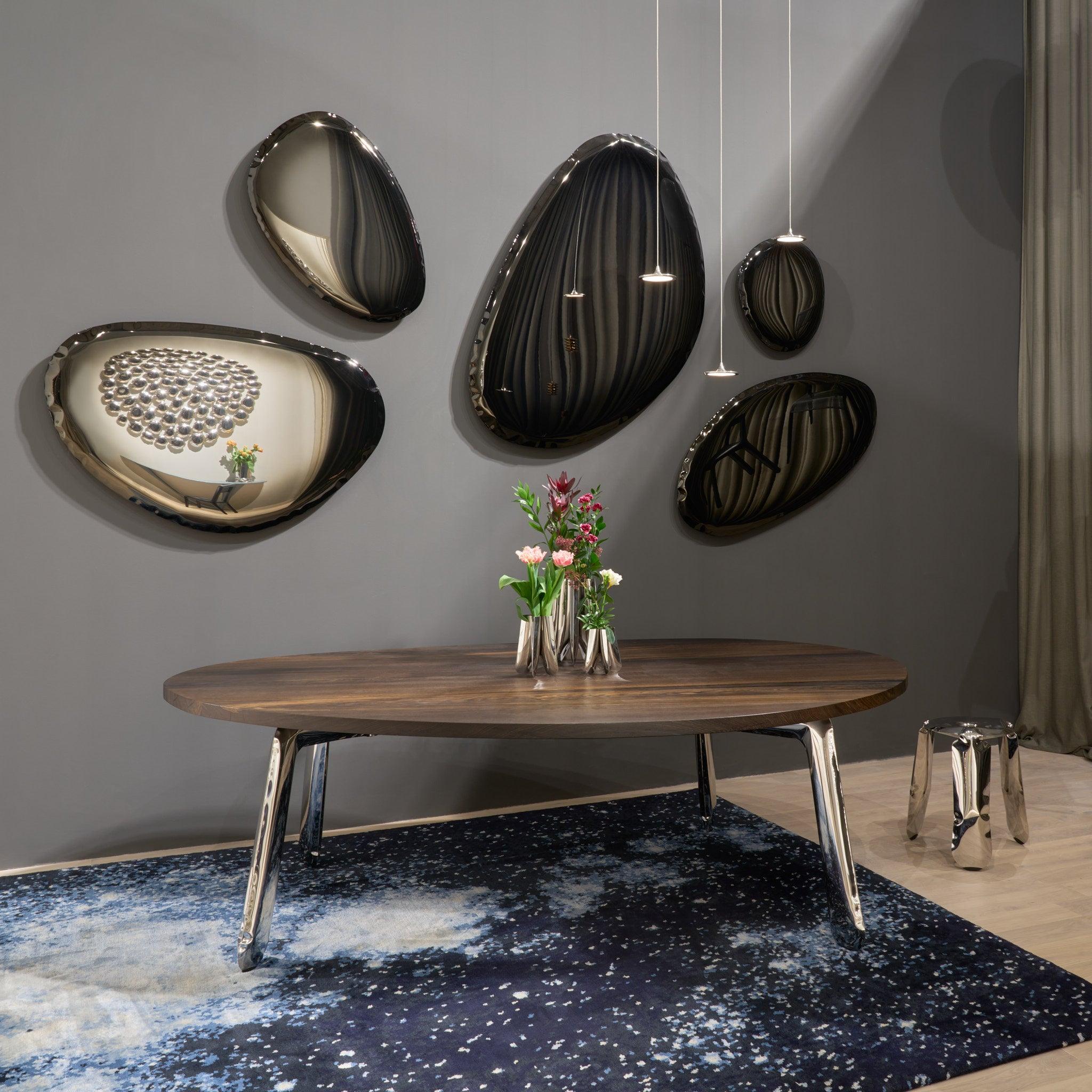 Lustro TAFLA O transitions ciemna materia Zieta Studio Eye on Design