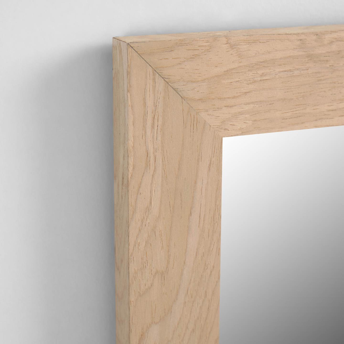 Lustro WILANY drewniana rama La Forma Eye on Design