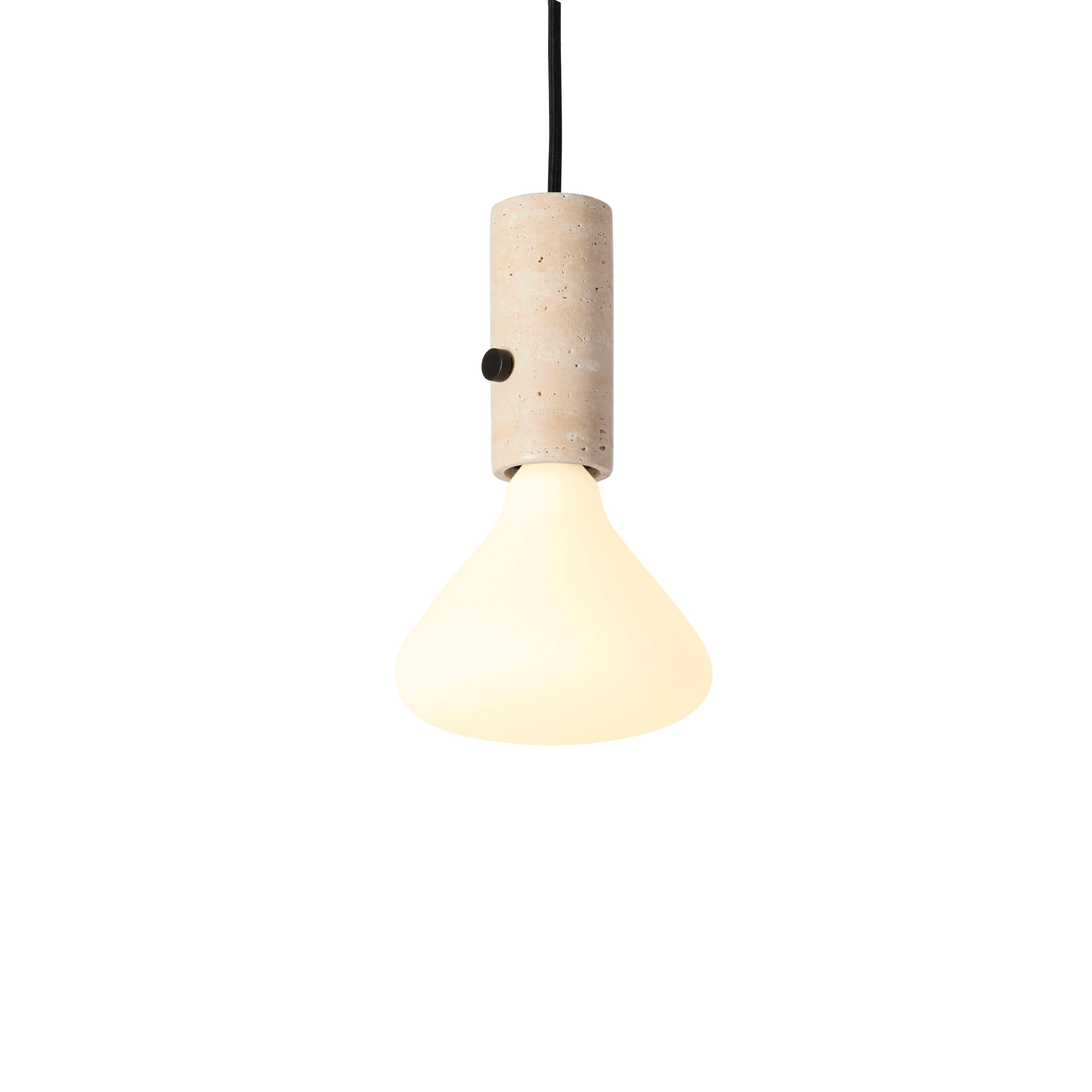 Core multifunction lamp cream travertine