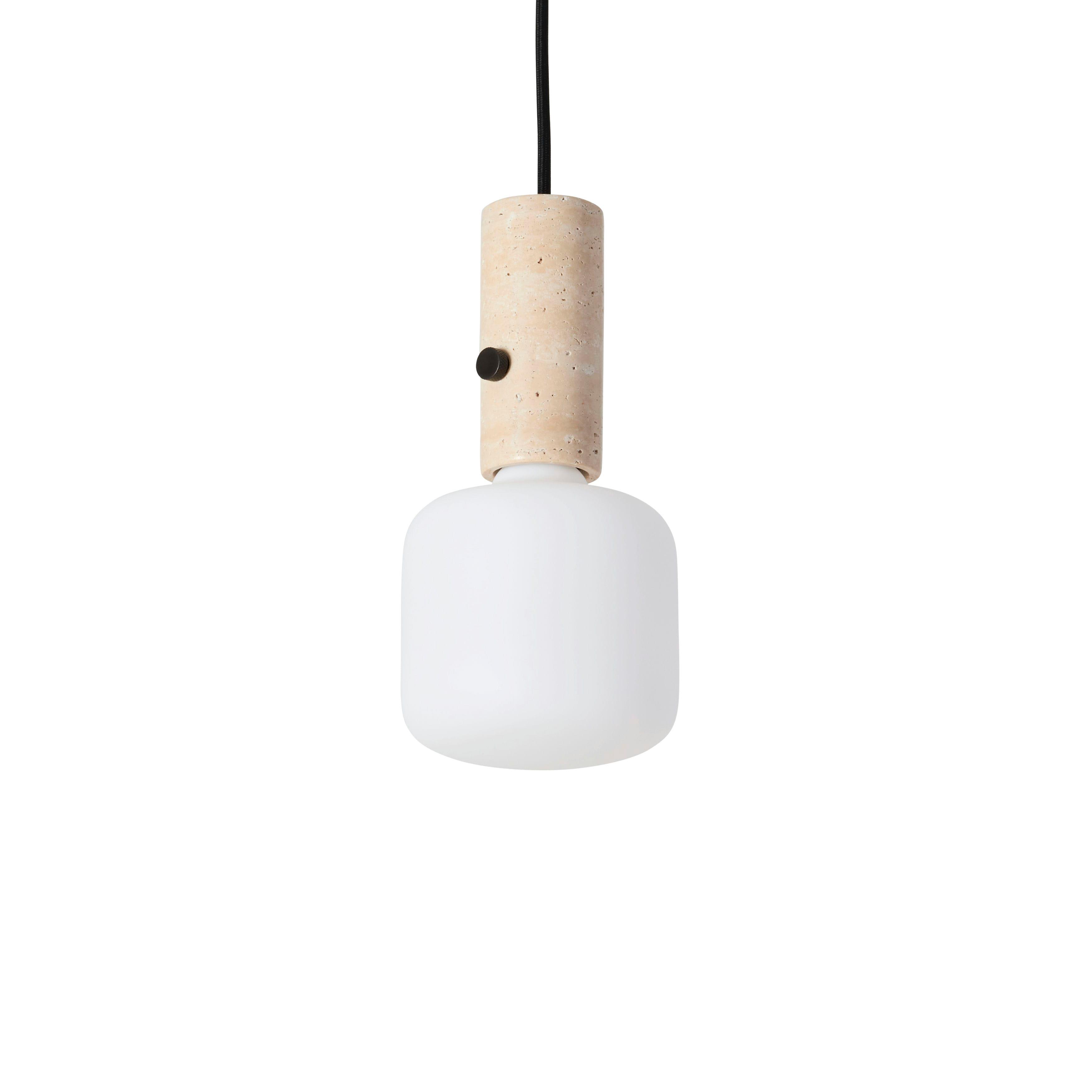 Core multifunction lamp cream travertine