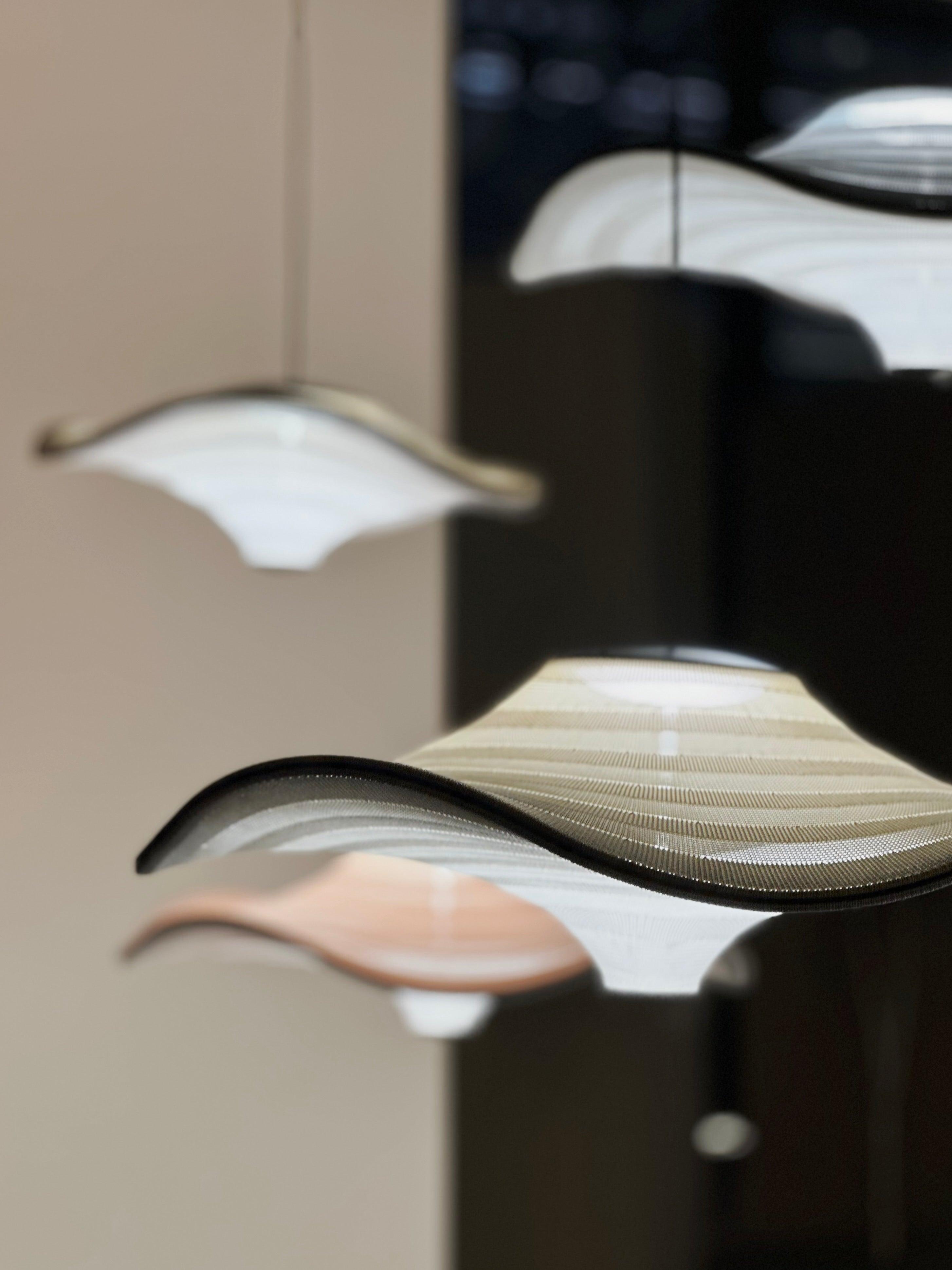 Lampa wisząca FLYING niebieski – Made by Hand