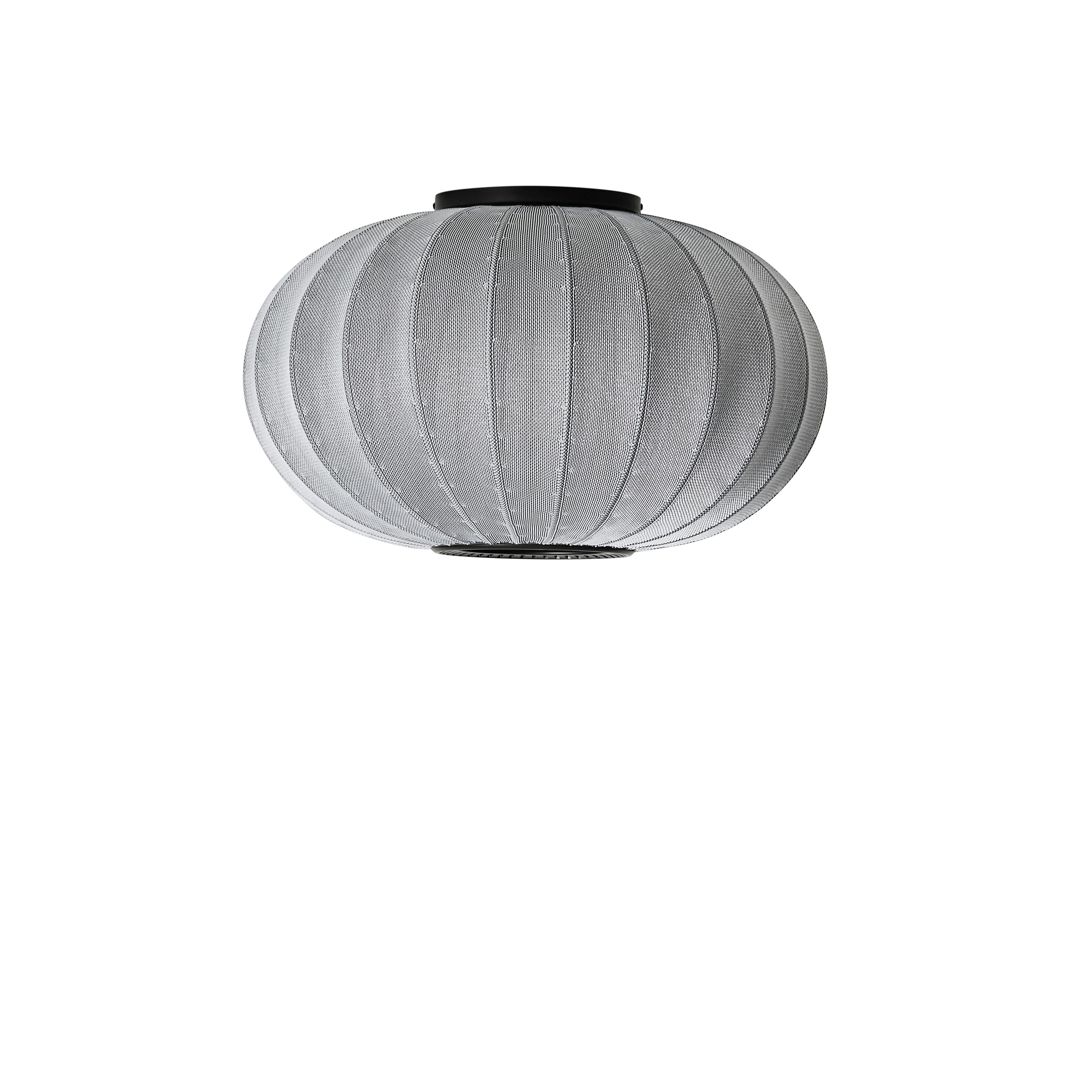 Strick-auf graue Wandlampe