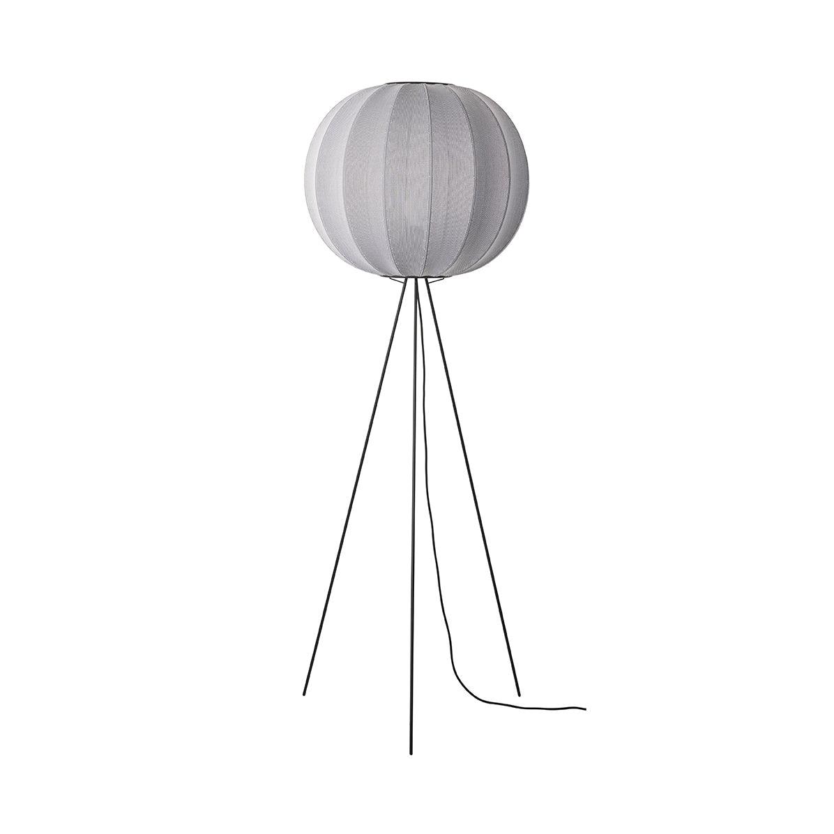 High tripod floor lamp KNIT-WIT gray