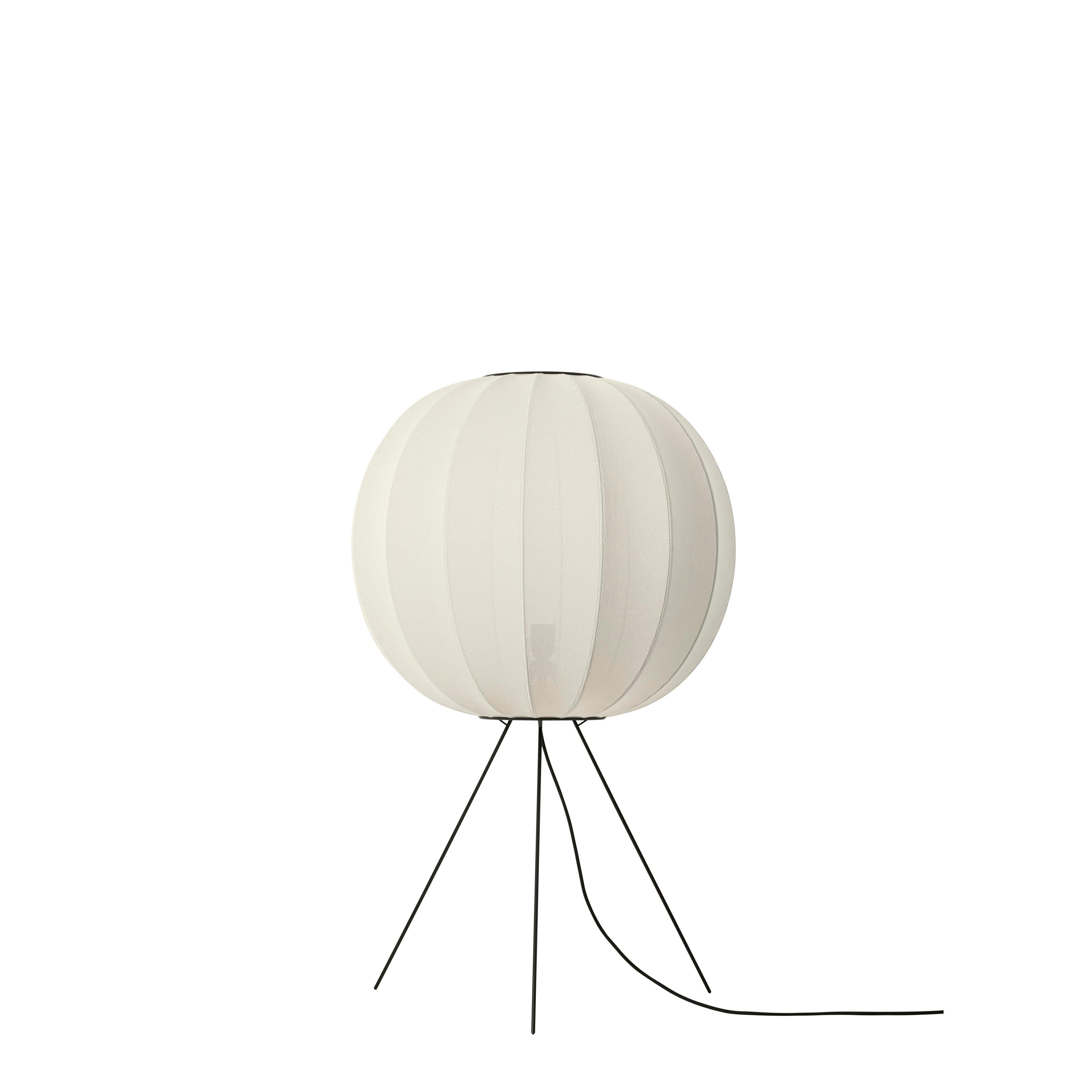 Stehlampe Dreibein niedrig KNIT-WIT perlmutt