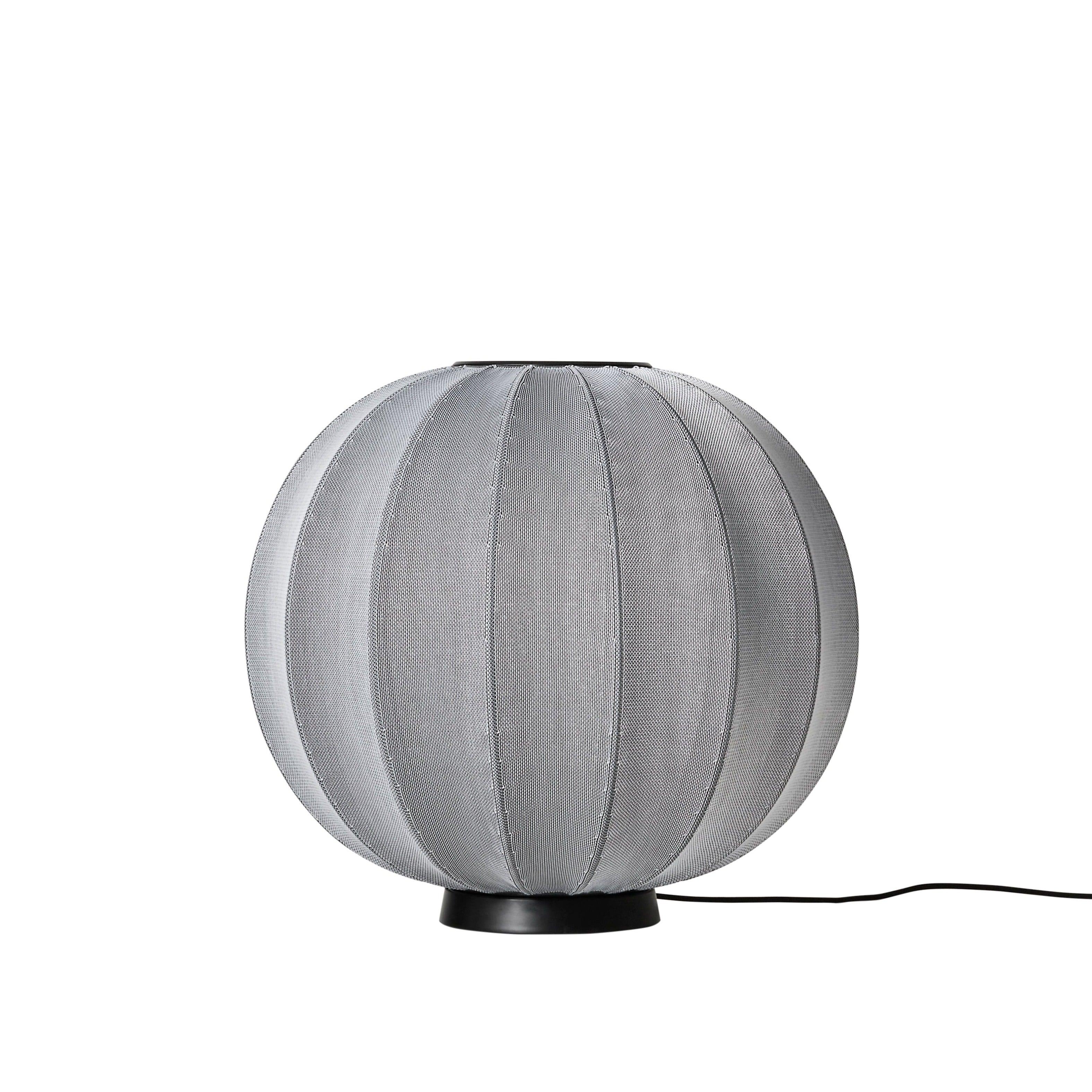 Low floor lamp Knit-Wit Level gray