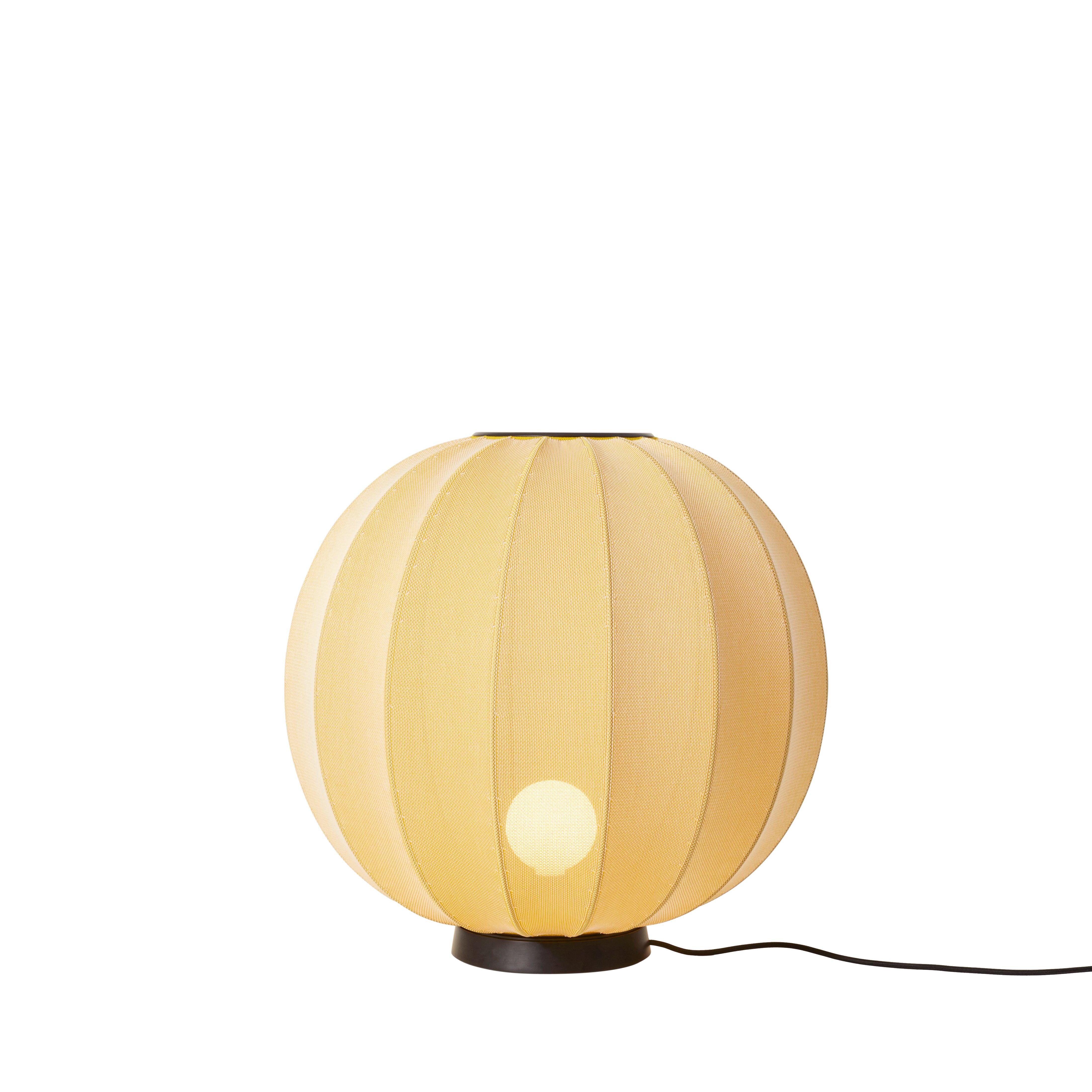 Low-Stoff-Lampen-Strick-Bit-Level gelb