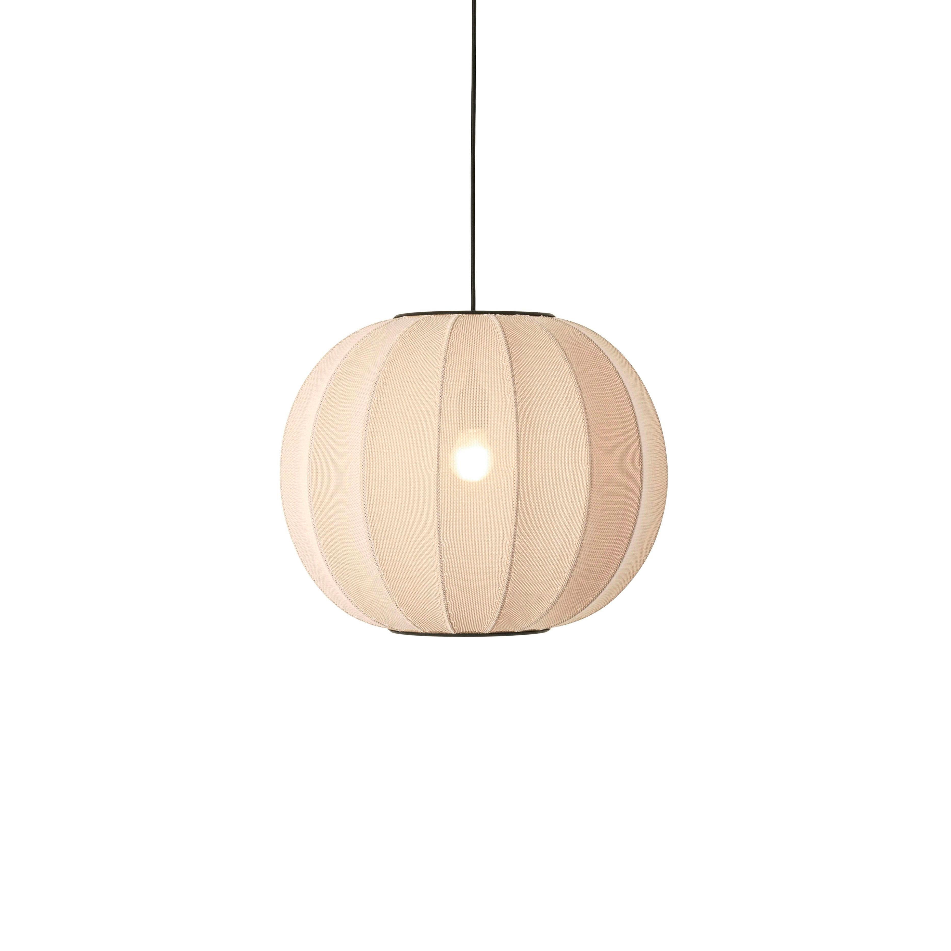 Strick-auf-Sand-Rundlampe rund