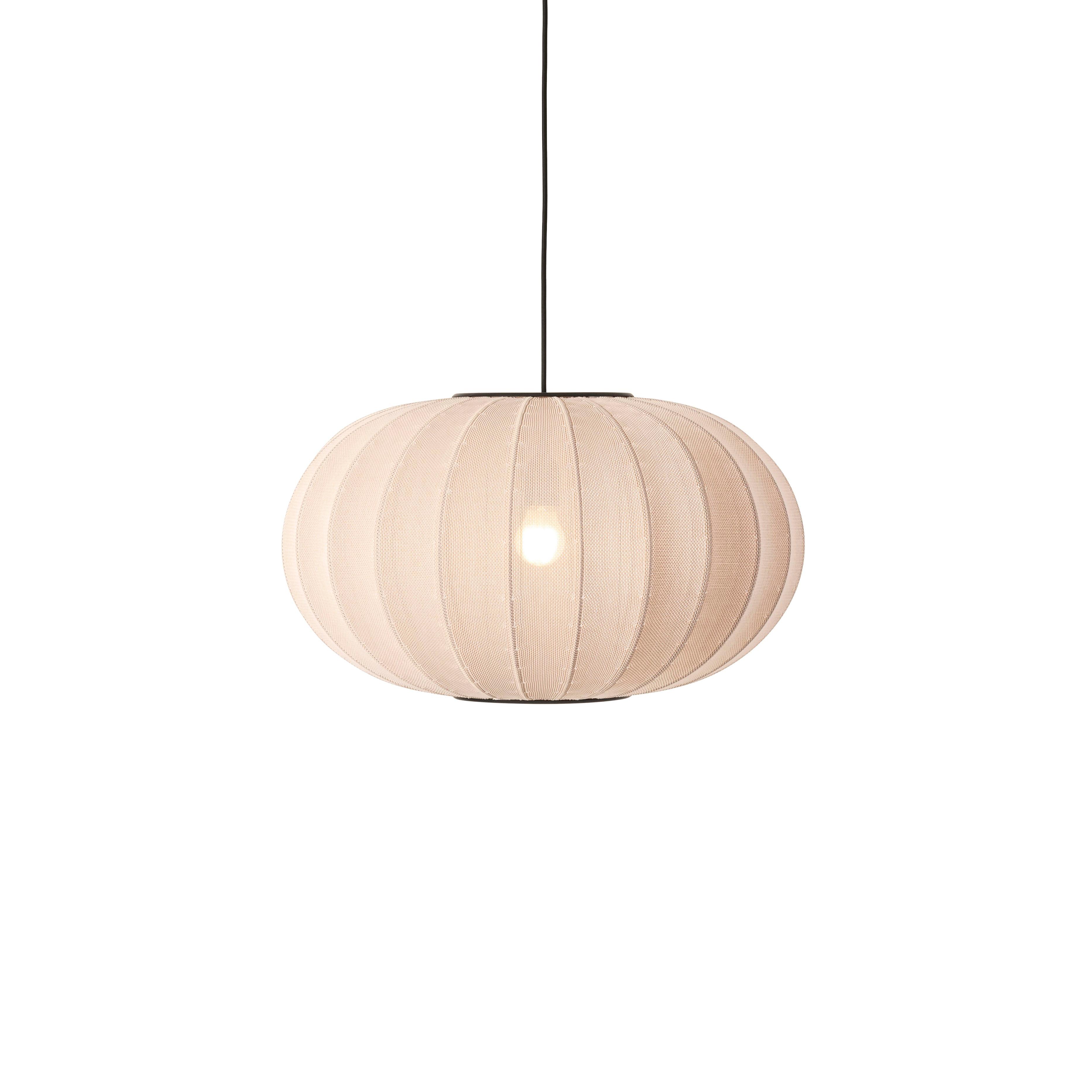 Lampa wisząca KNIT-WIT OVAL piaskowy – Made by Hand