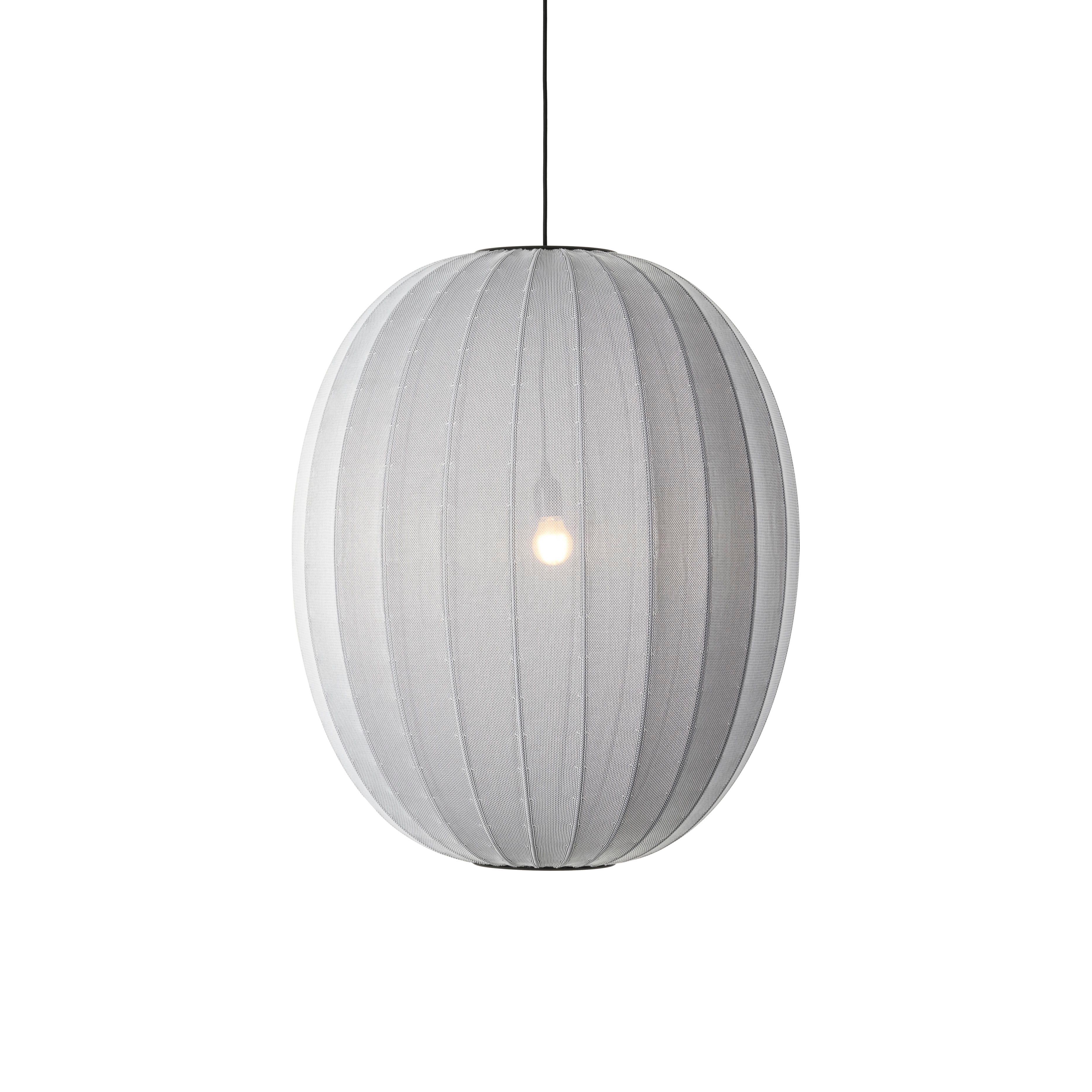 Lampa wisząca KNIT-WIT HIGH szary – Made by Hand