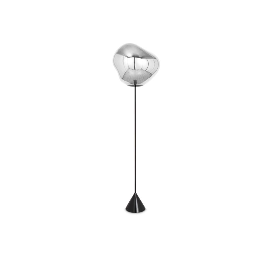Slim Silber Stehlampe schmelzen