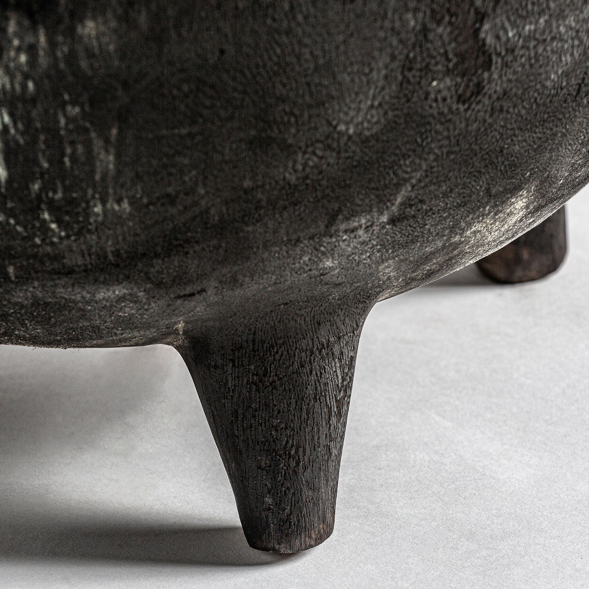 KEPOI Side Table Black Suar Wood