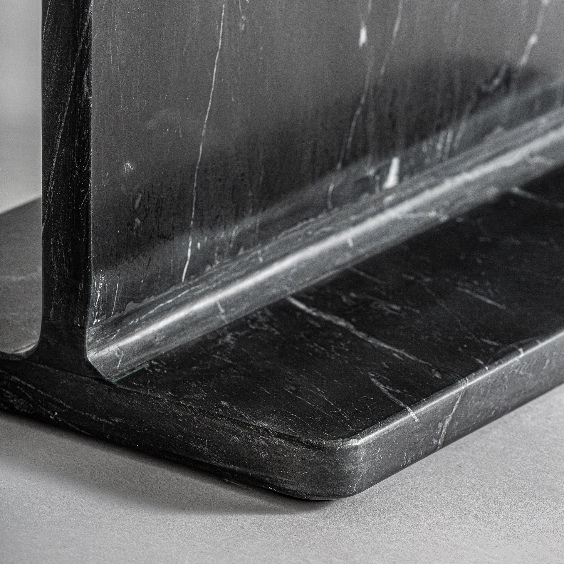 Beistelltisch MARQUINA schwarzer Marmor