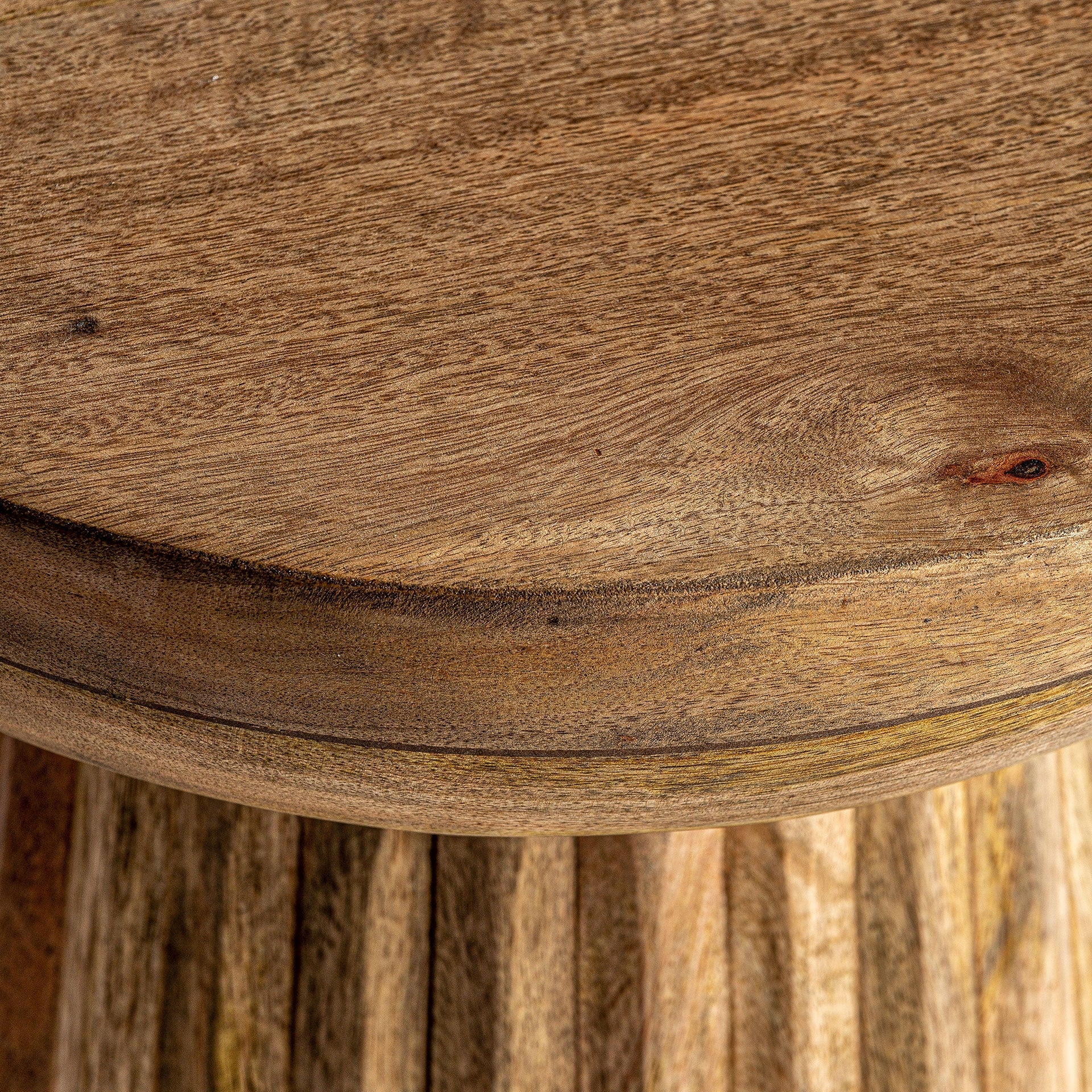 Kaffeetisch PLISSÉ WOOD Mango-Holz