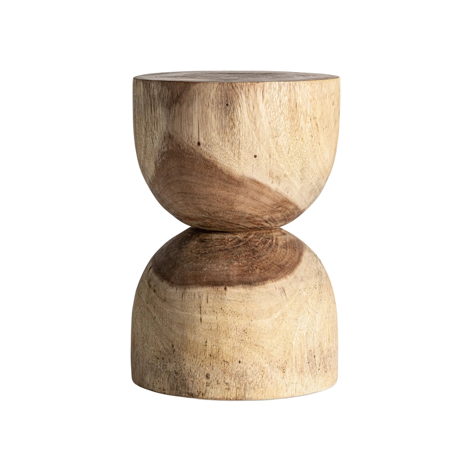 Sanduhrförmiger Tisch RIMINI aus Suarholz