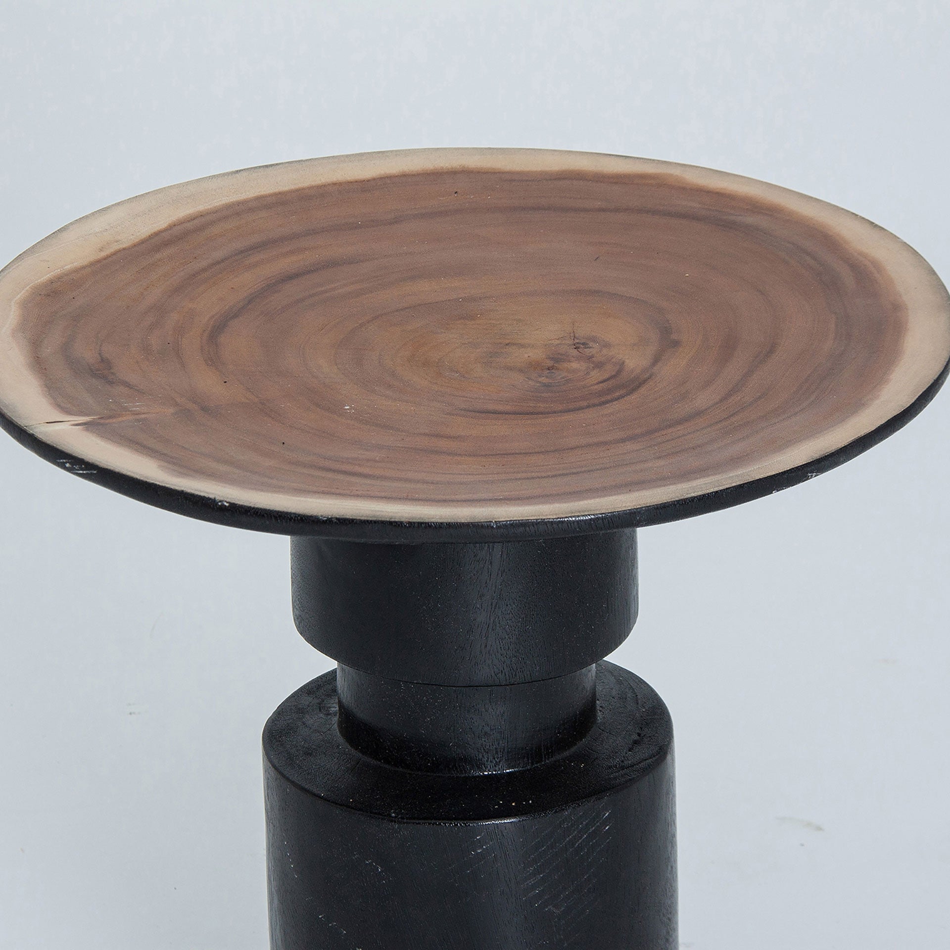 Beistelltisch SAURIS schwarzes tropisches Holz