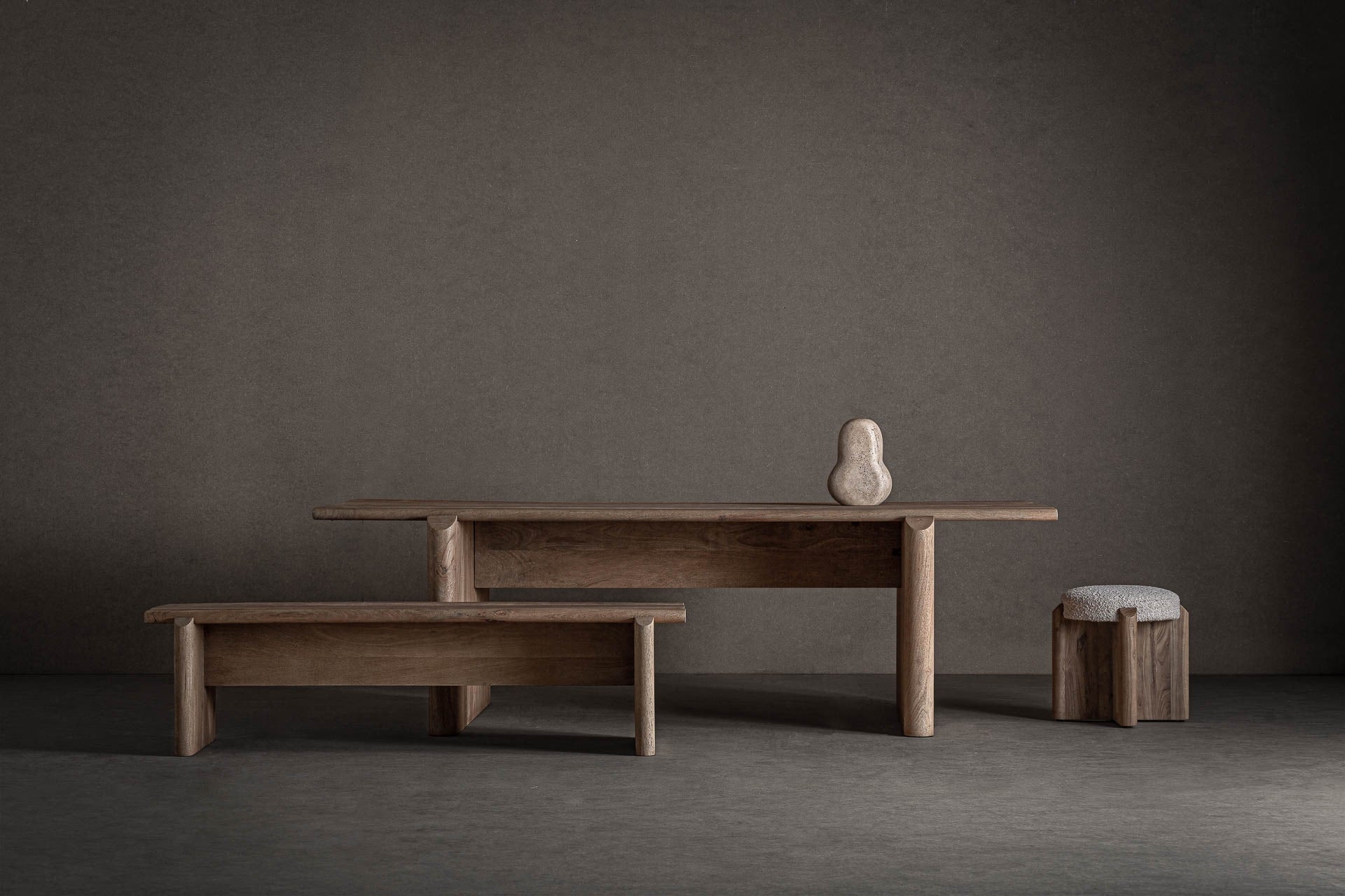 Tisch JACQUARD Mango-Holz