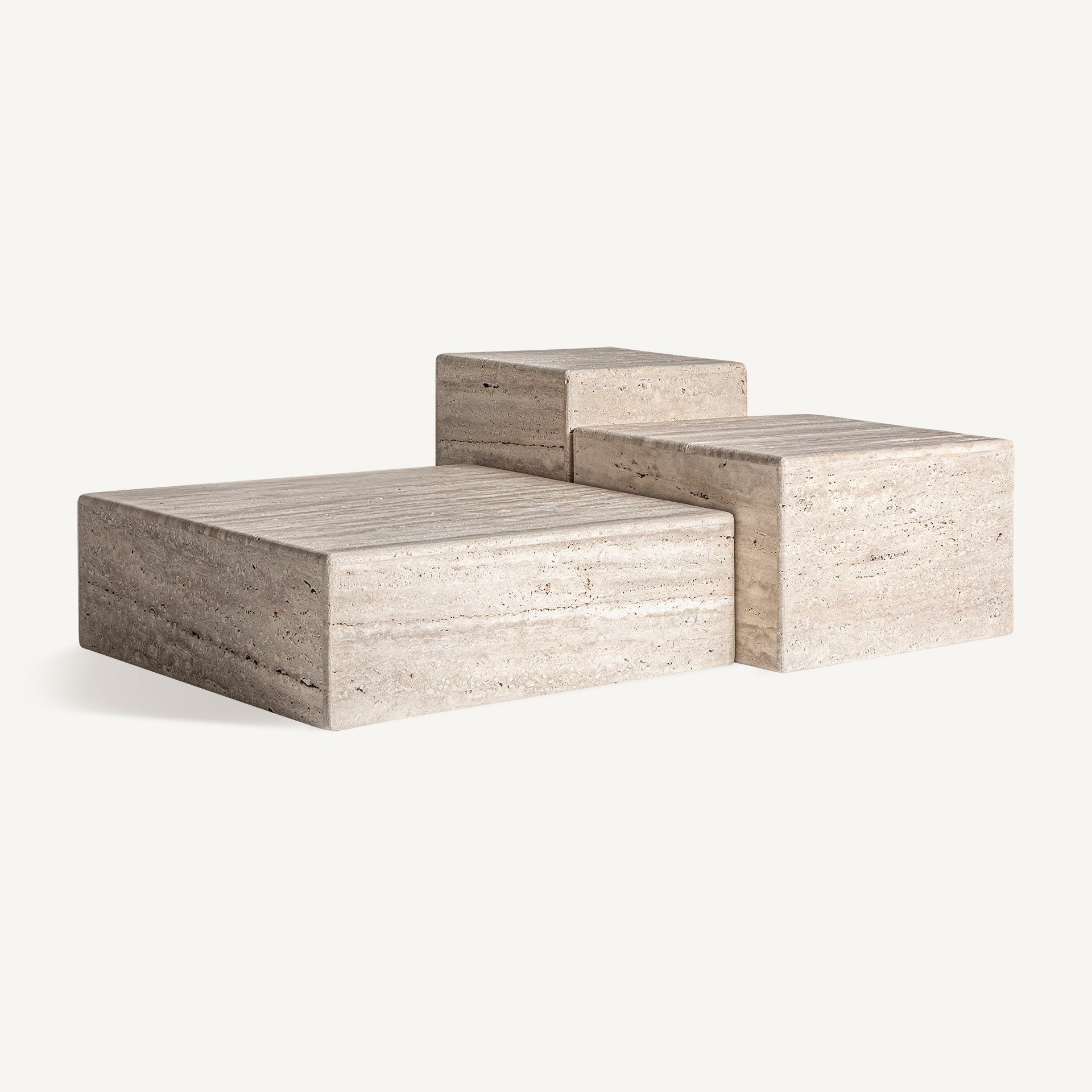 RAPOLANO travertine coffee table