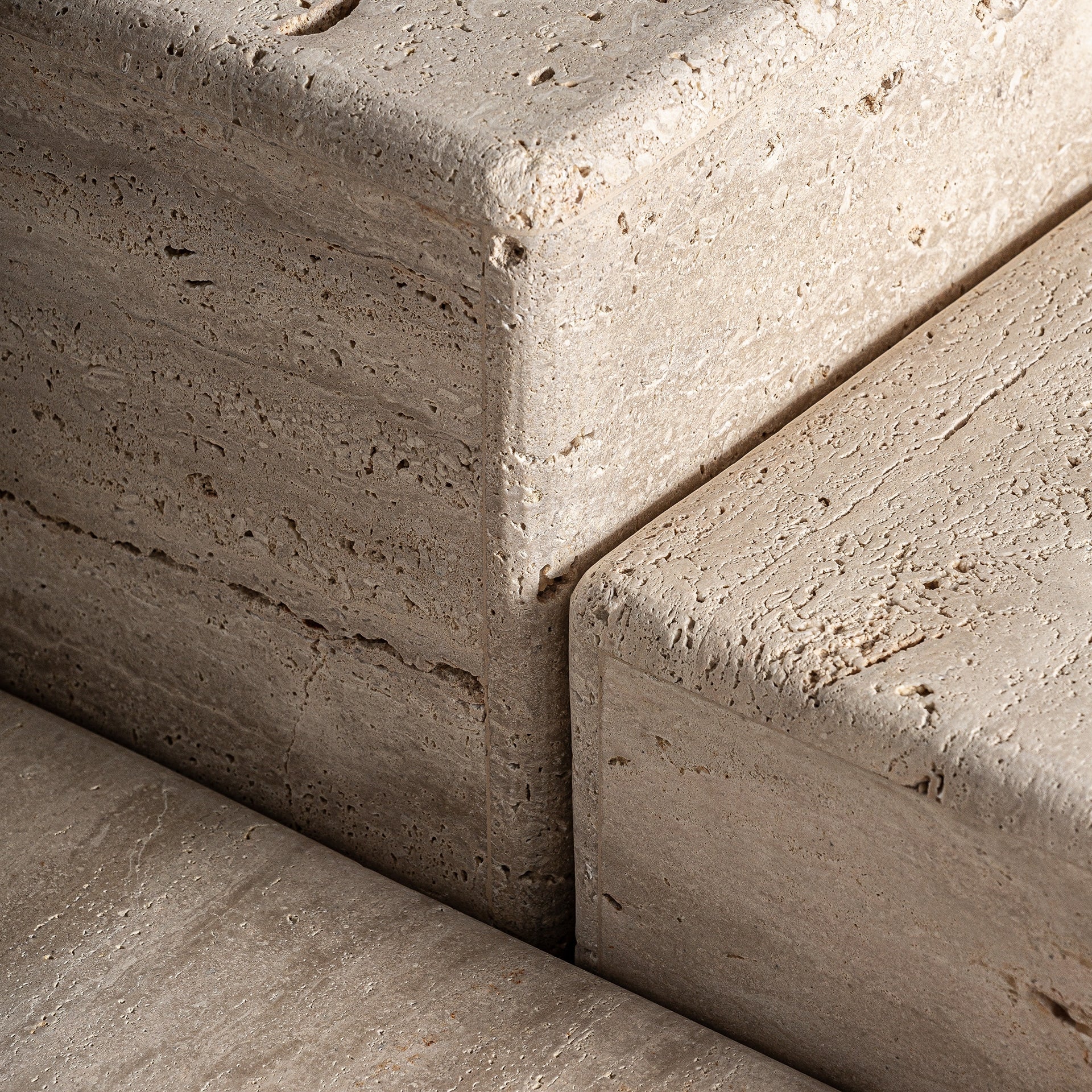 RAPOLANO travertine coffee table