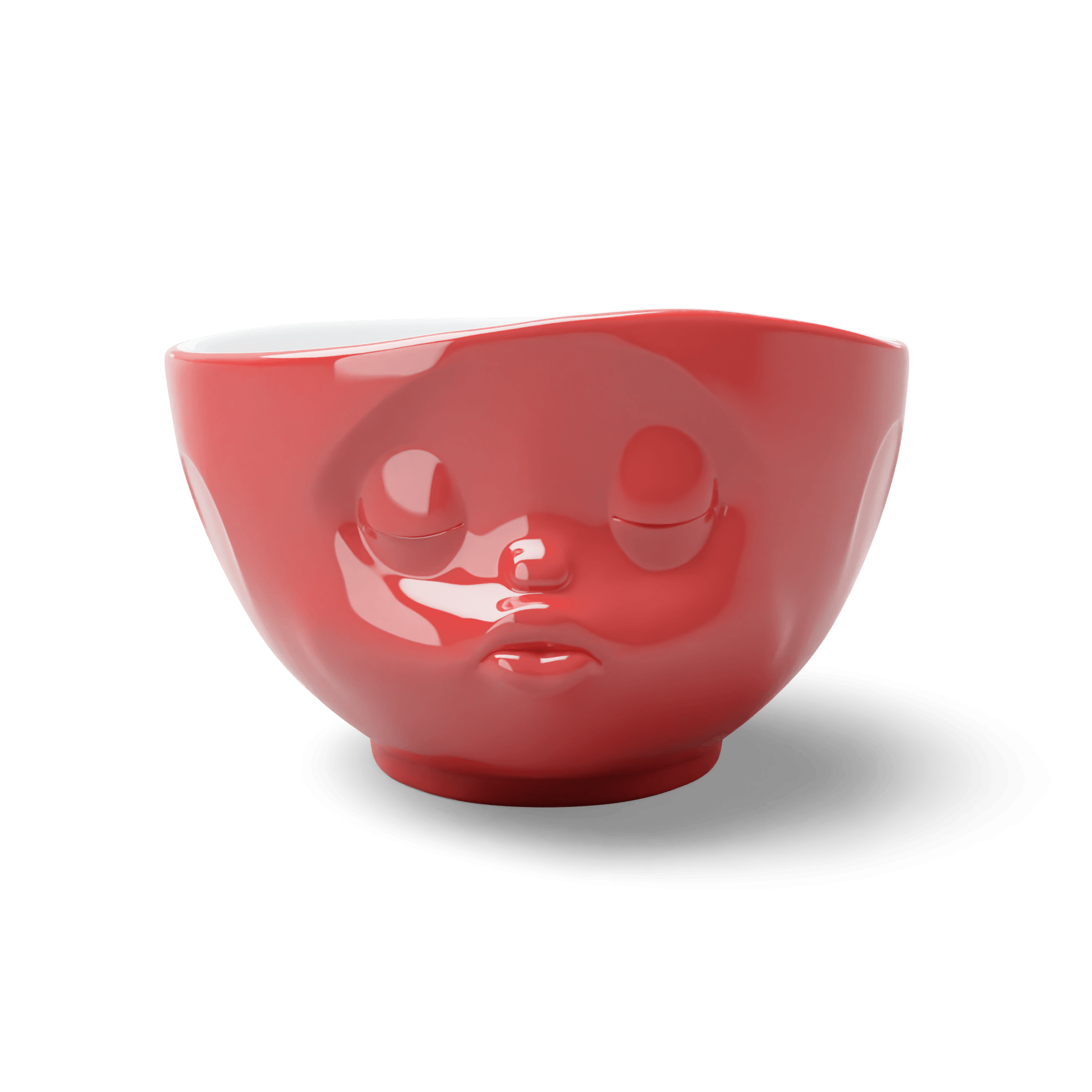 Miska KISSING czerwony z białym wnętrzem 58products Eye on Design
